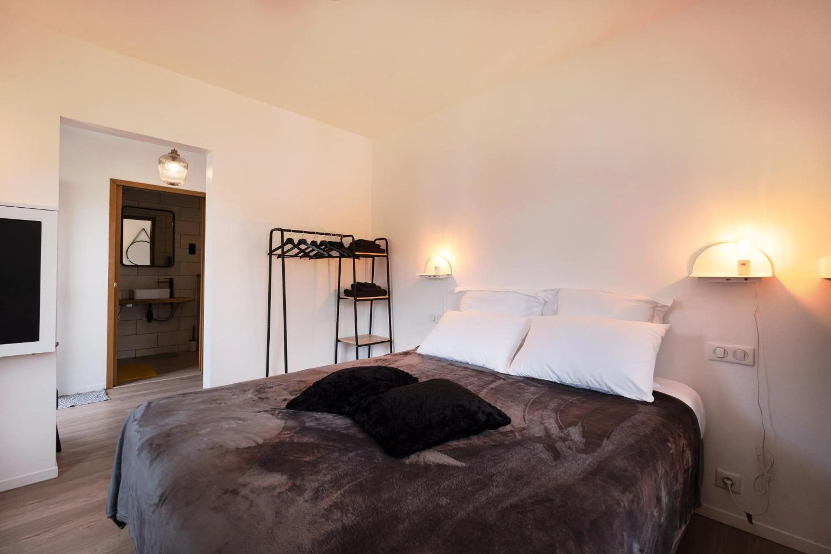 Bedroom, Bed in Chalet les Myrtilles