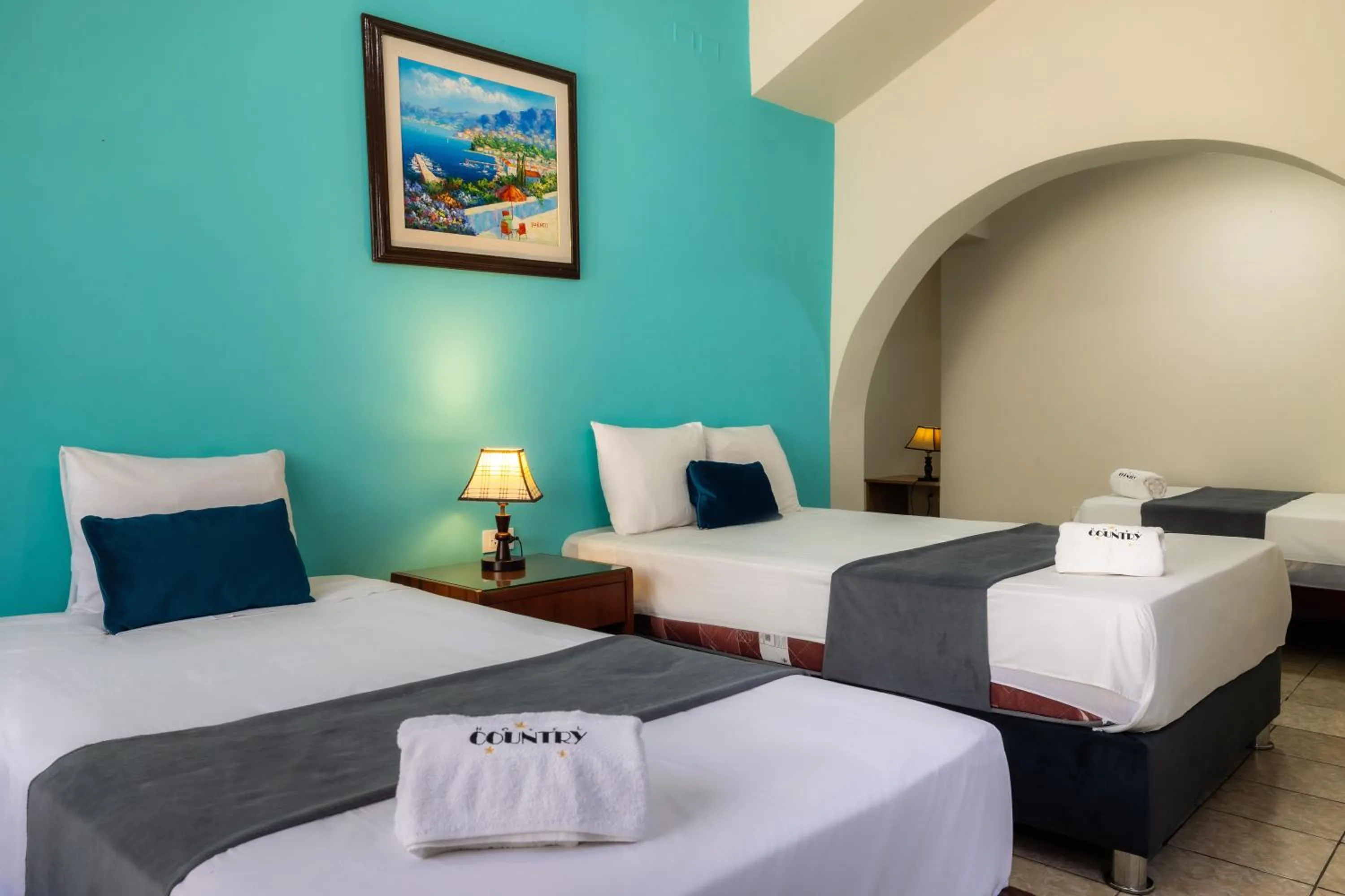 Bed in Hotel Country Trujillo