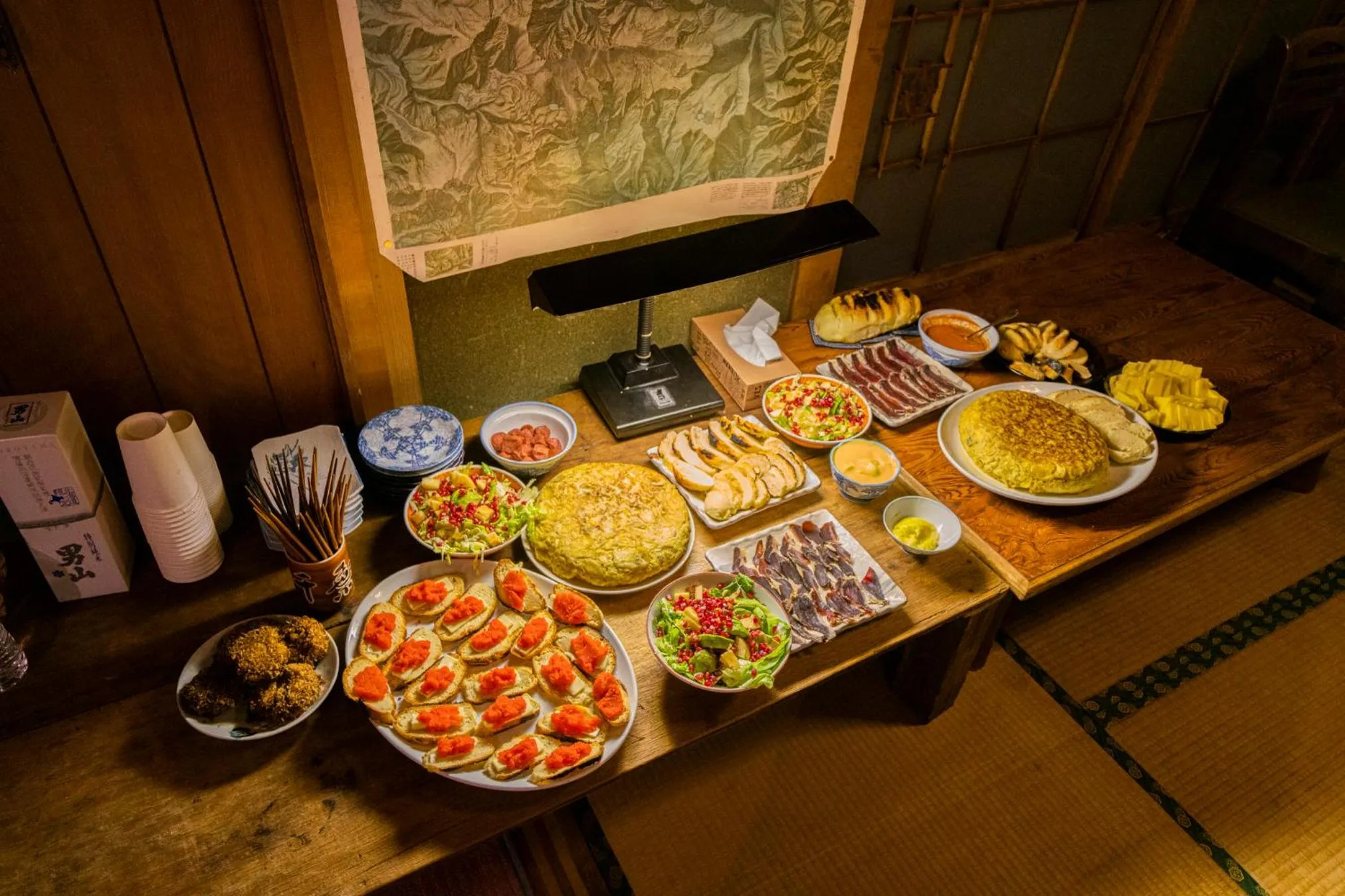 Food and drinks in Yukiumi House