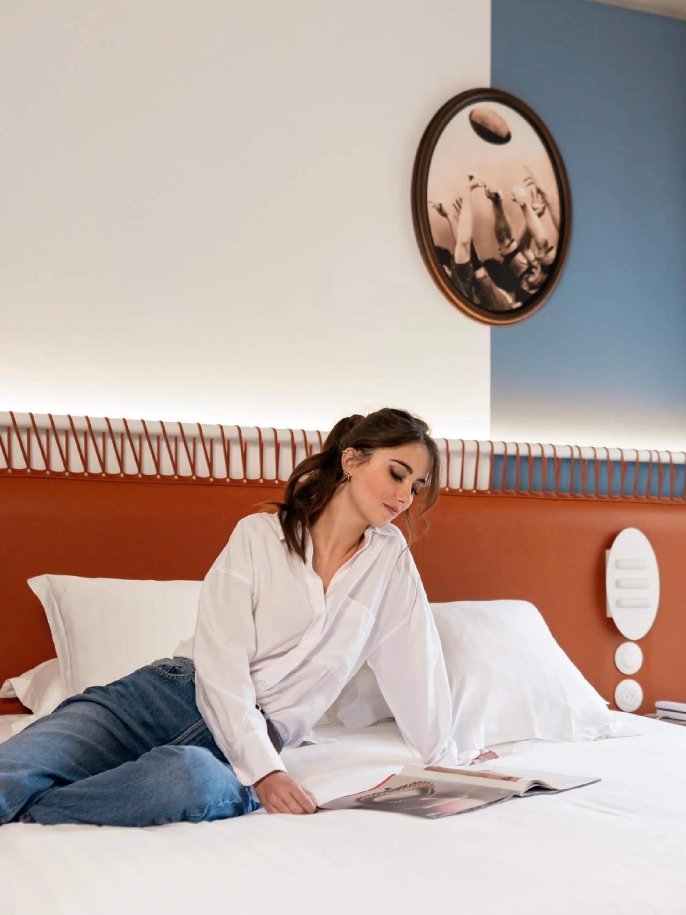 Bedroom, Bed in The Ruck Hotel