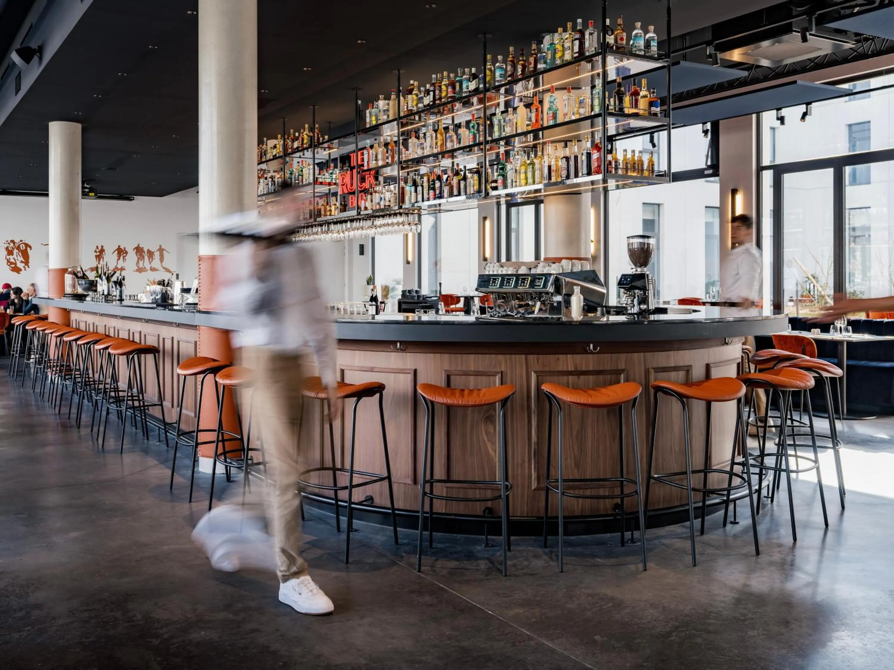 Lounge or bar in The Ruck Hotel