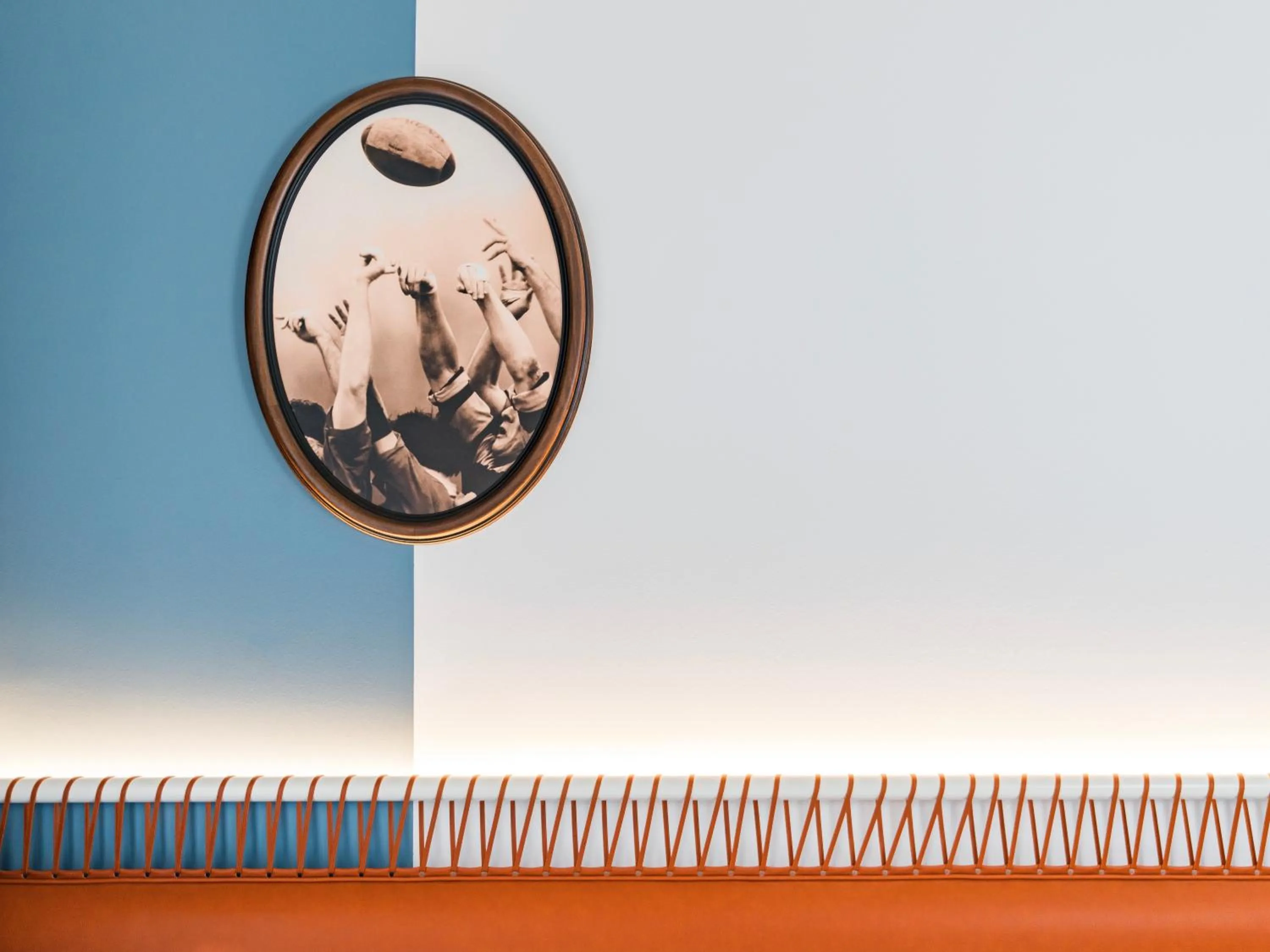 Decorative detail in The Ruck Hotel