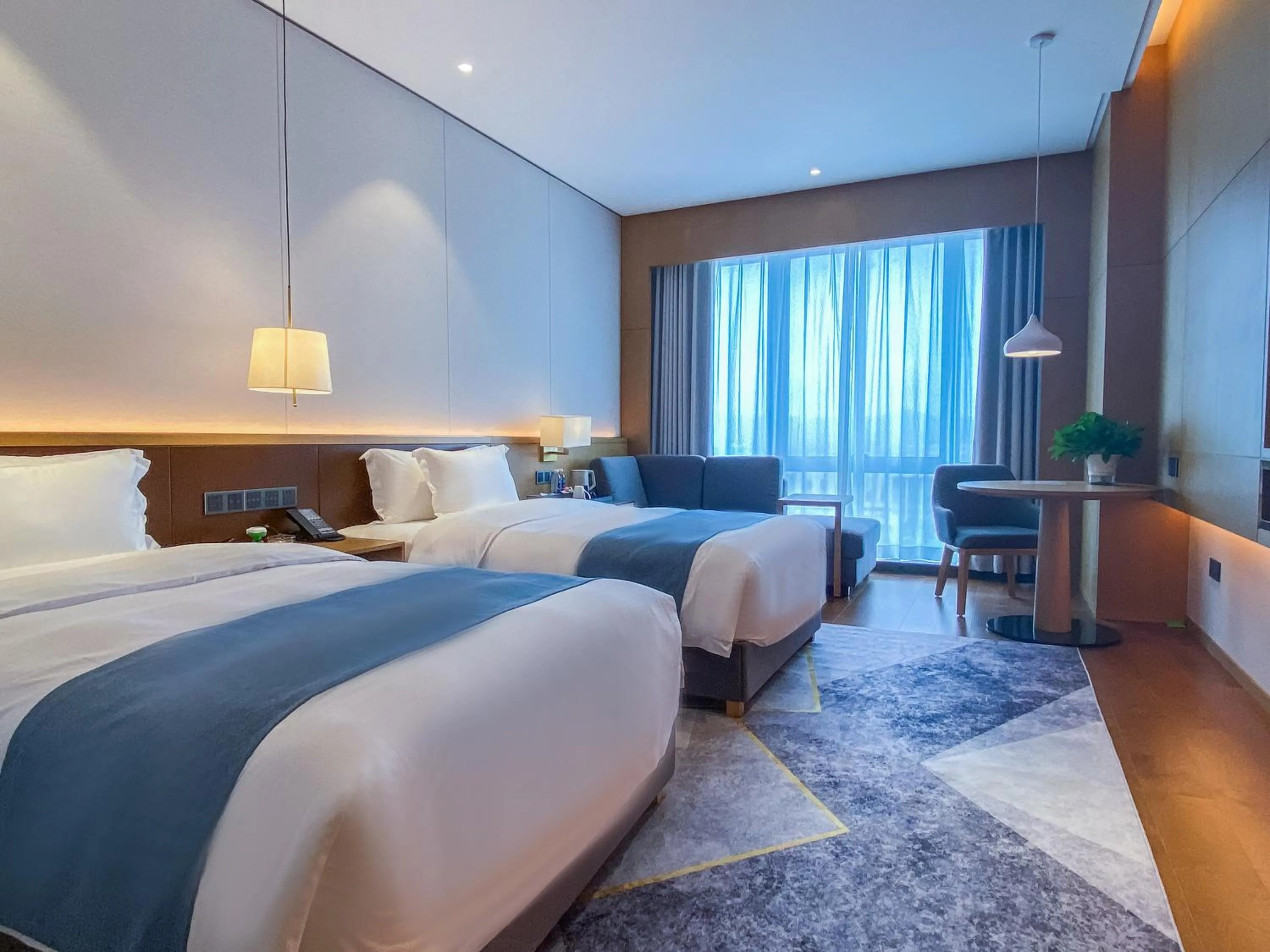 Bed in Howard Johnson by Wyndham Lanting Hotel Ningbo