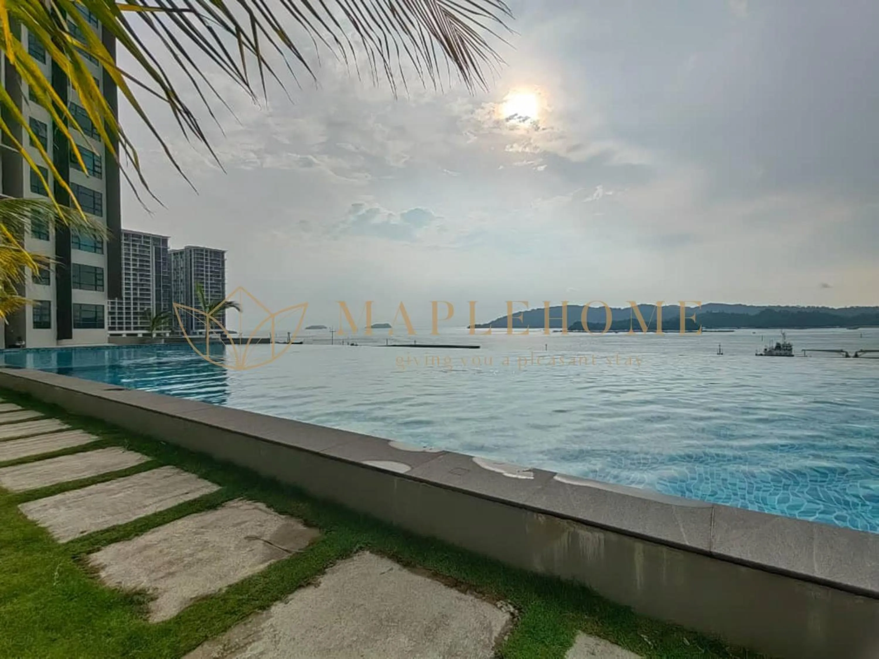 Swimming pool in Jesselton Quay Premier Suites Kota Kinabalu