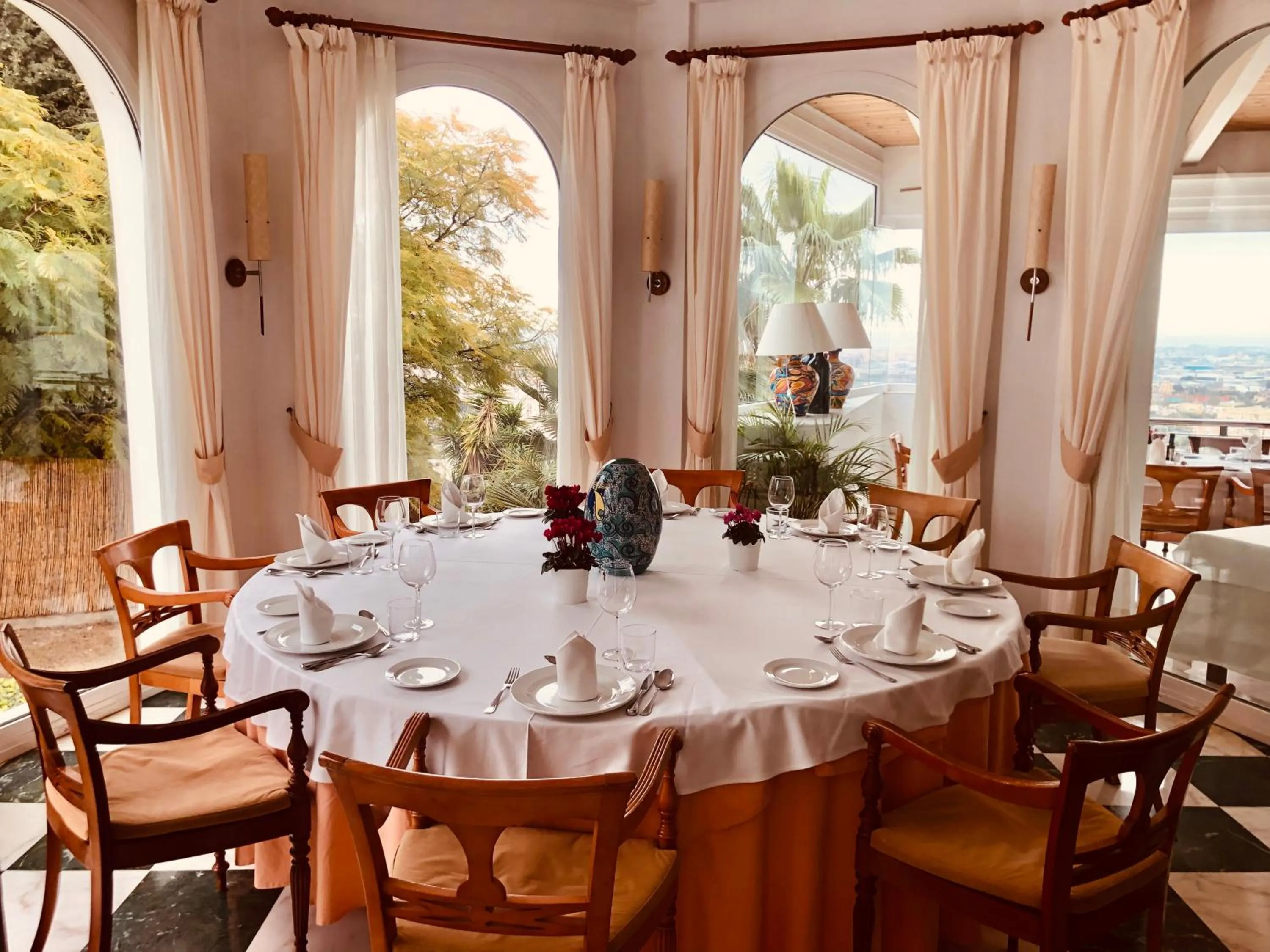 Dining area in Villa Guadalupe