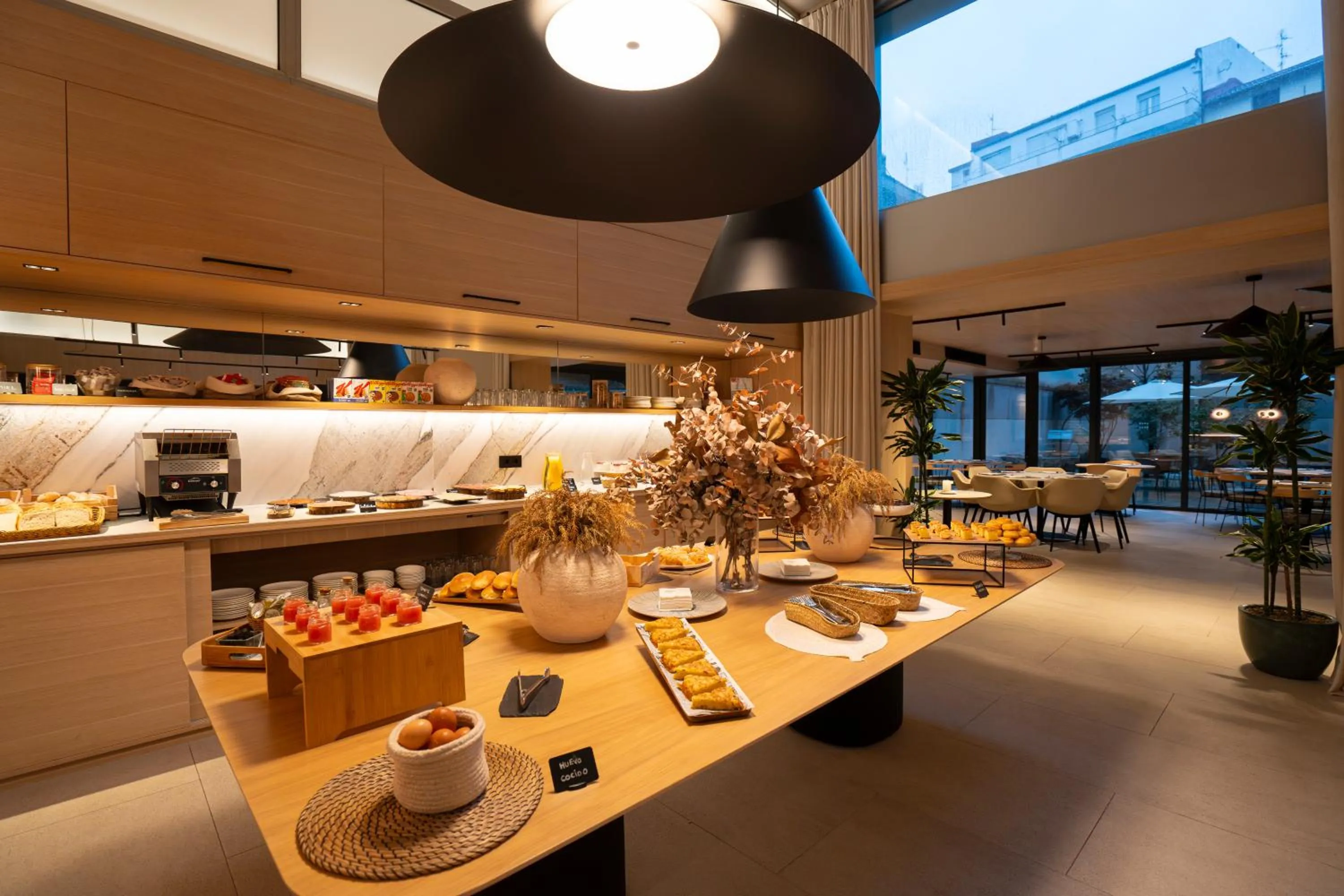 Buffet breakfast in Hotel Zenit Bilbao