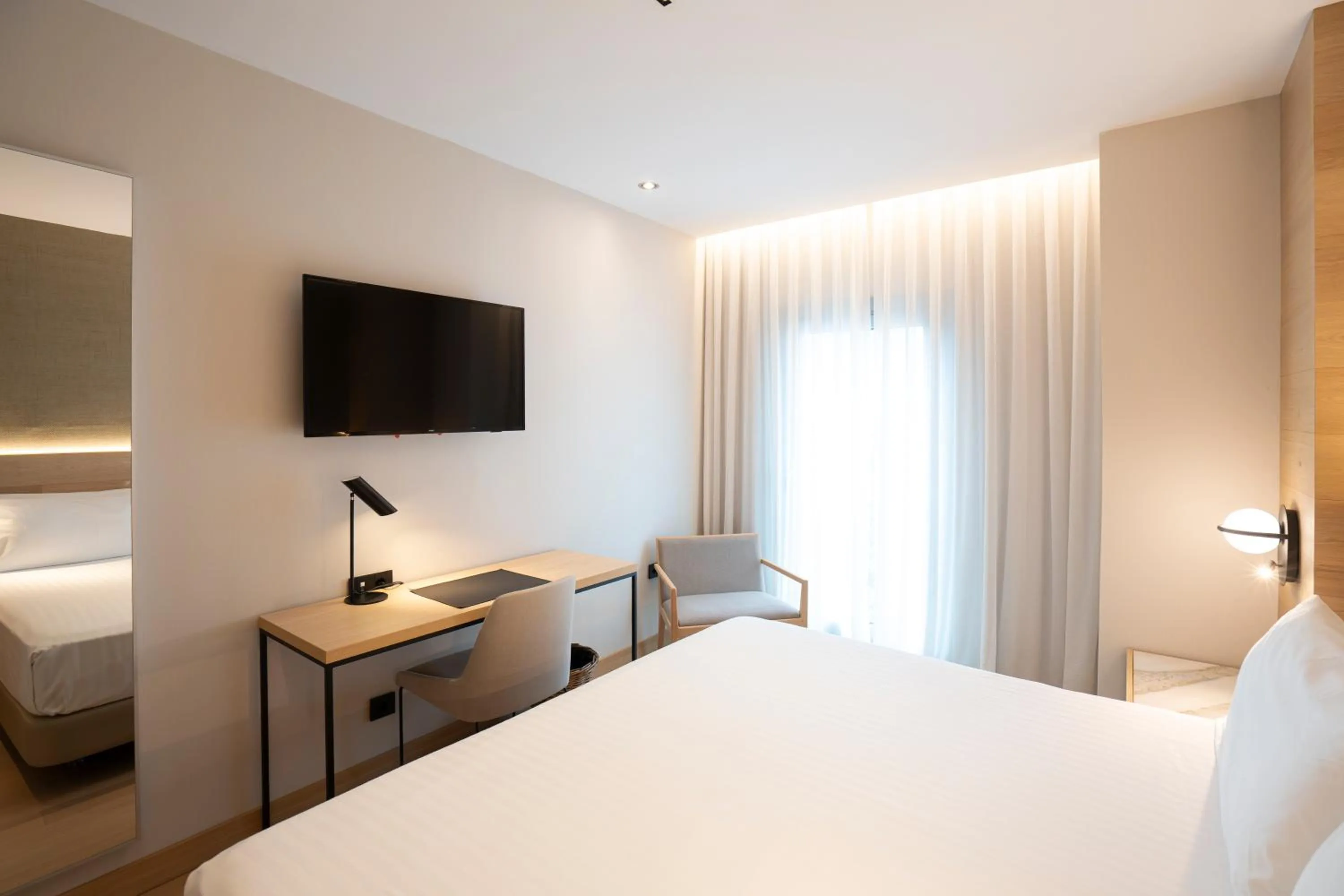 Bed in Hotel Zenit Bilbao