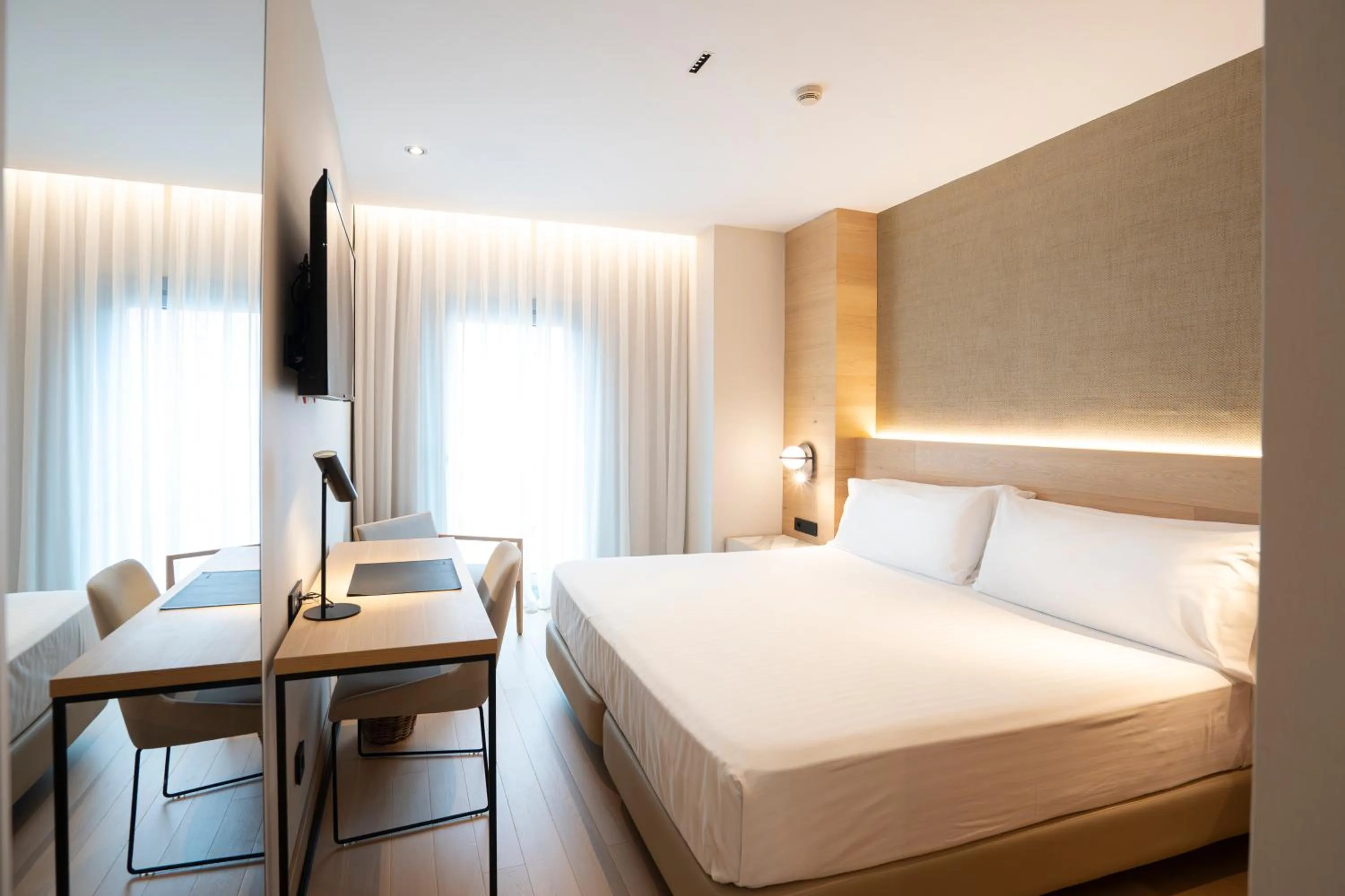 Bed in Hotel Zenit Bilbao