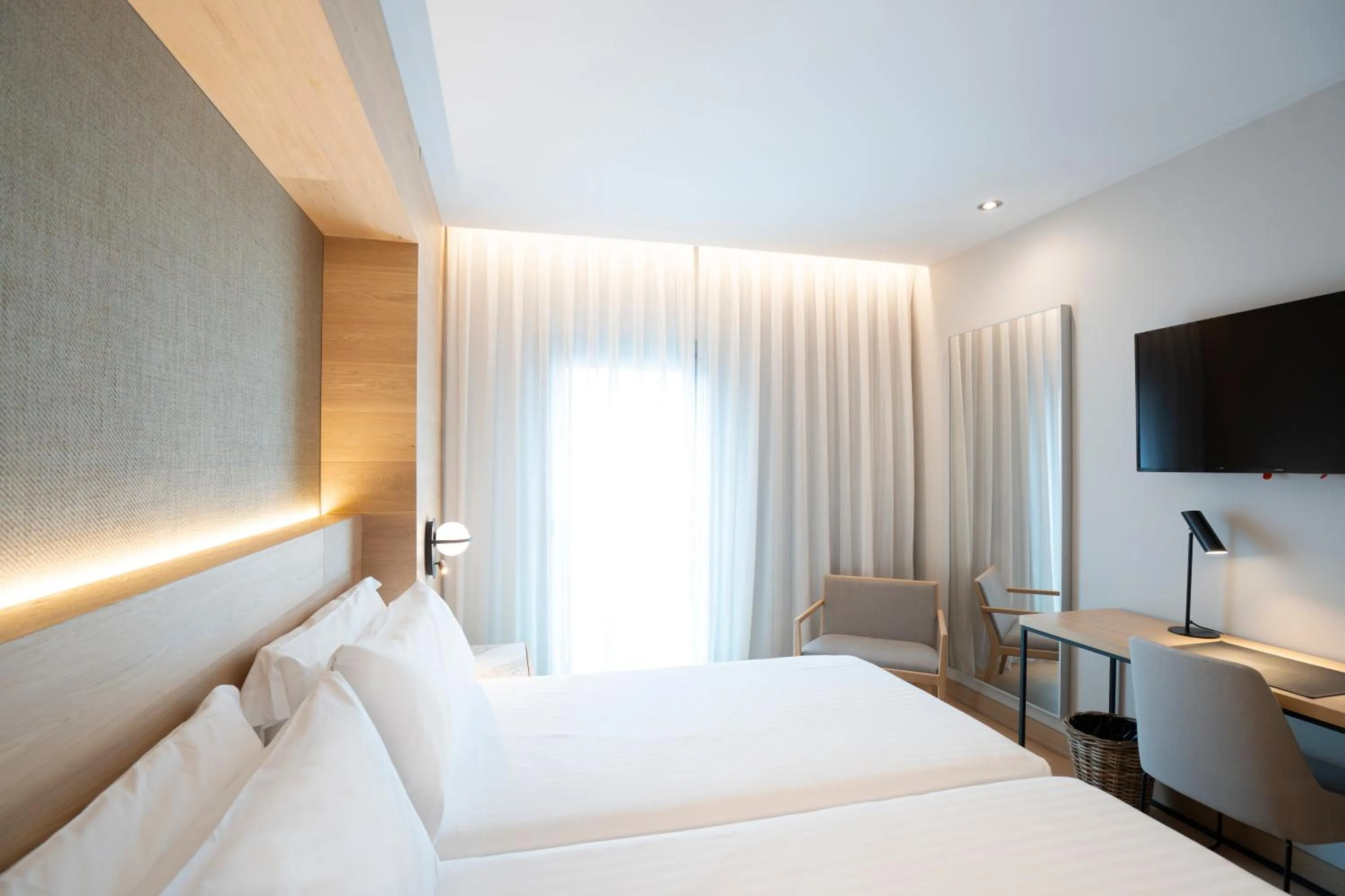 Bed in Hotel Zenit Bilbao