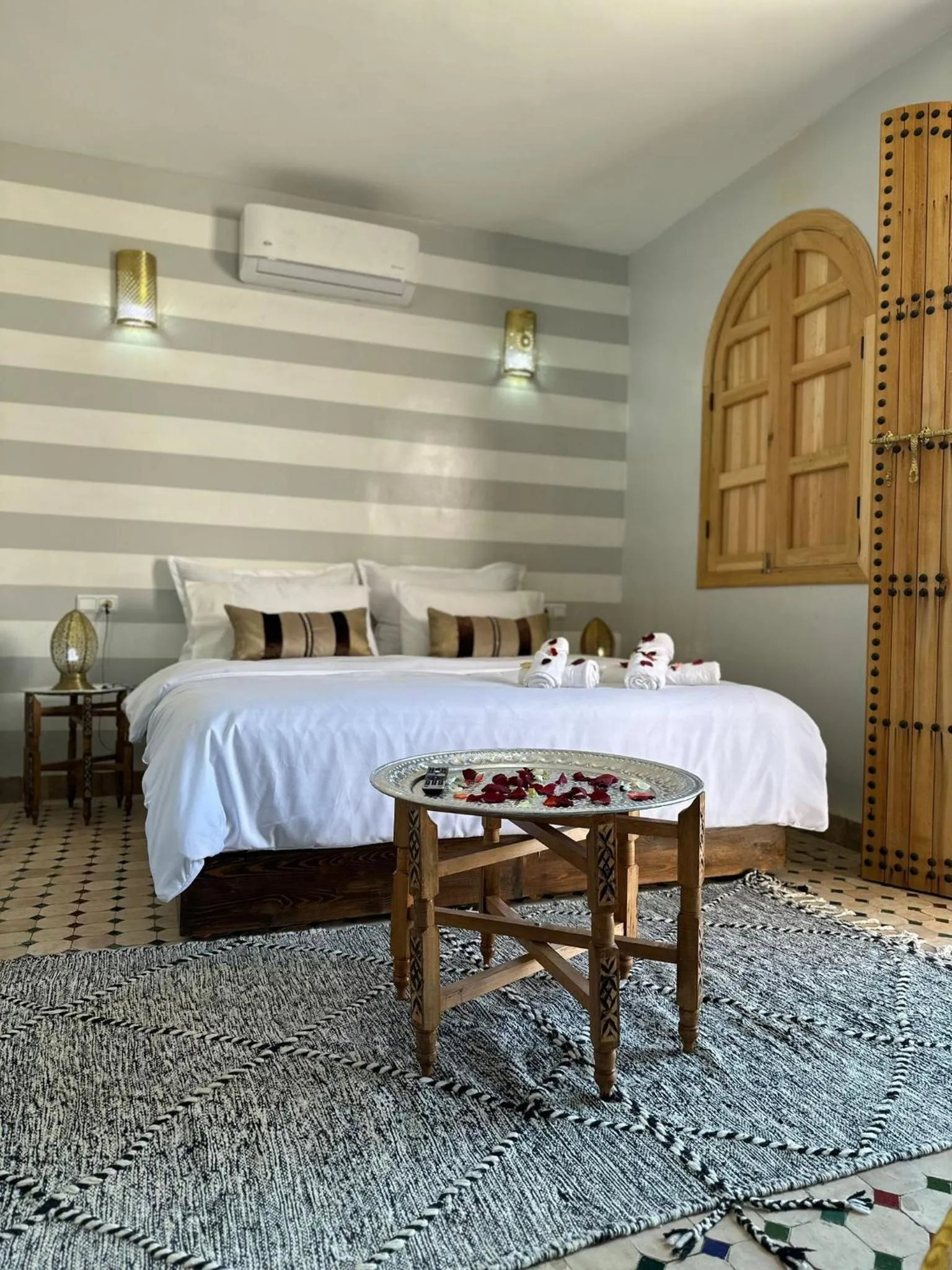 Bedroom, Bed in Riad Fes Colors & SPA - Family Lodging