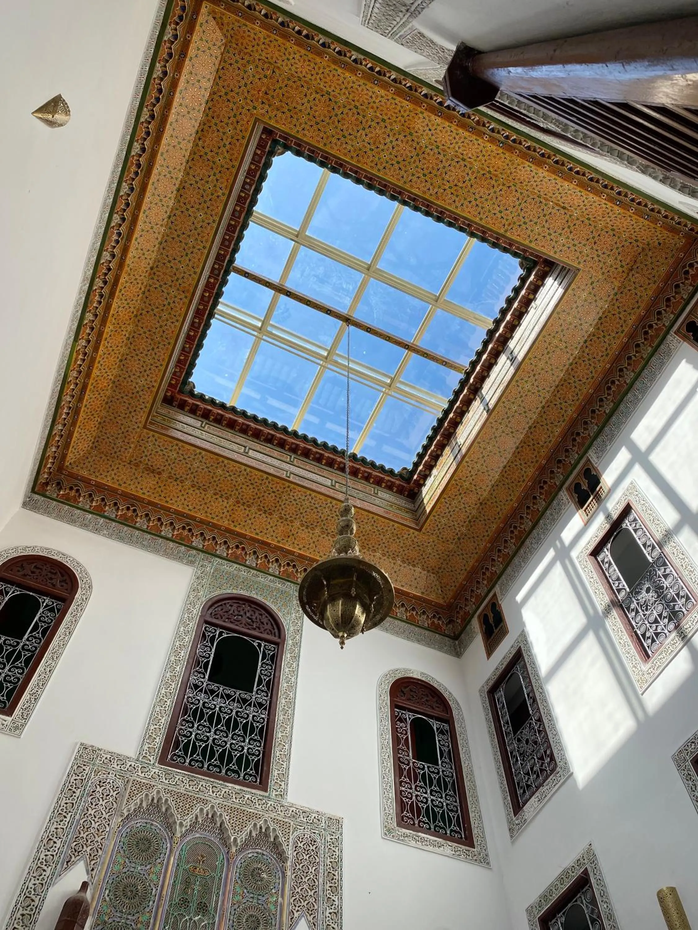 Patio in Riad Fes Colors & SPA - Family Lodging
