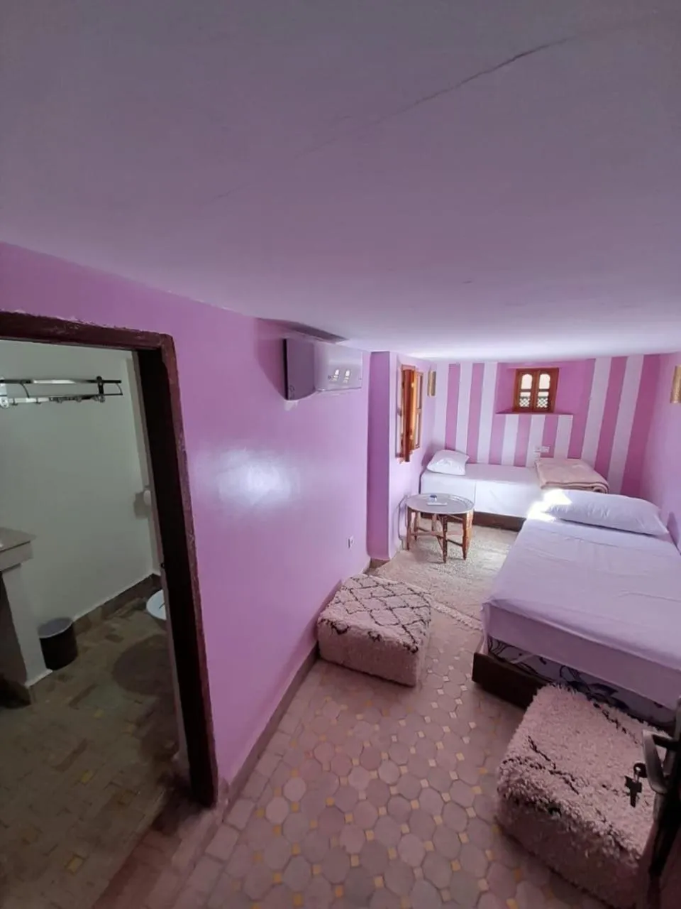 Bed in Riad Fes Colors & SPA - Family Lodging