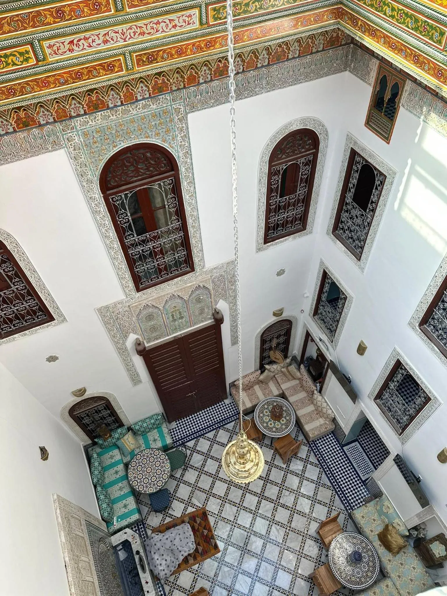Patio in Riad Fes Colors & SPA - Family Lodging
