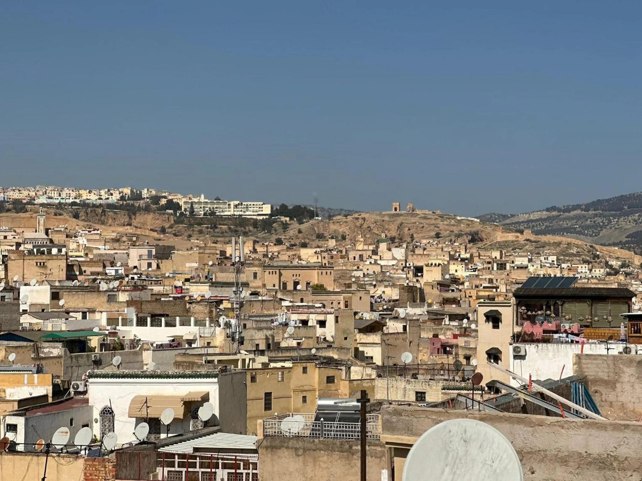 Balcony/Terrace in Riad Fes Colors & SPA - Family Lodging