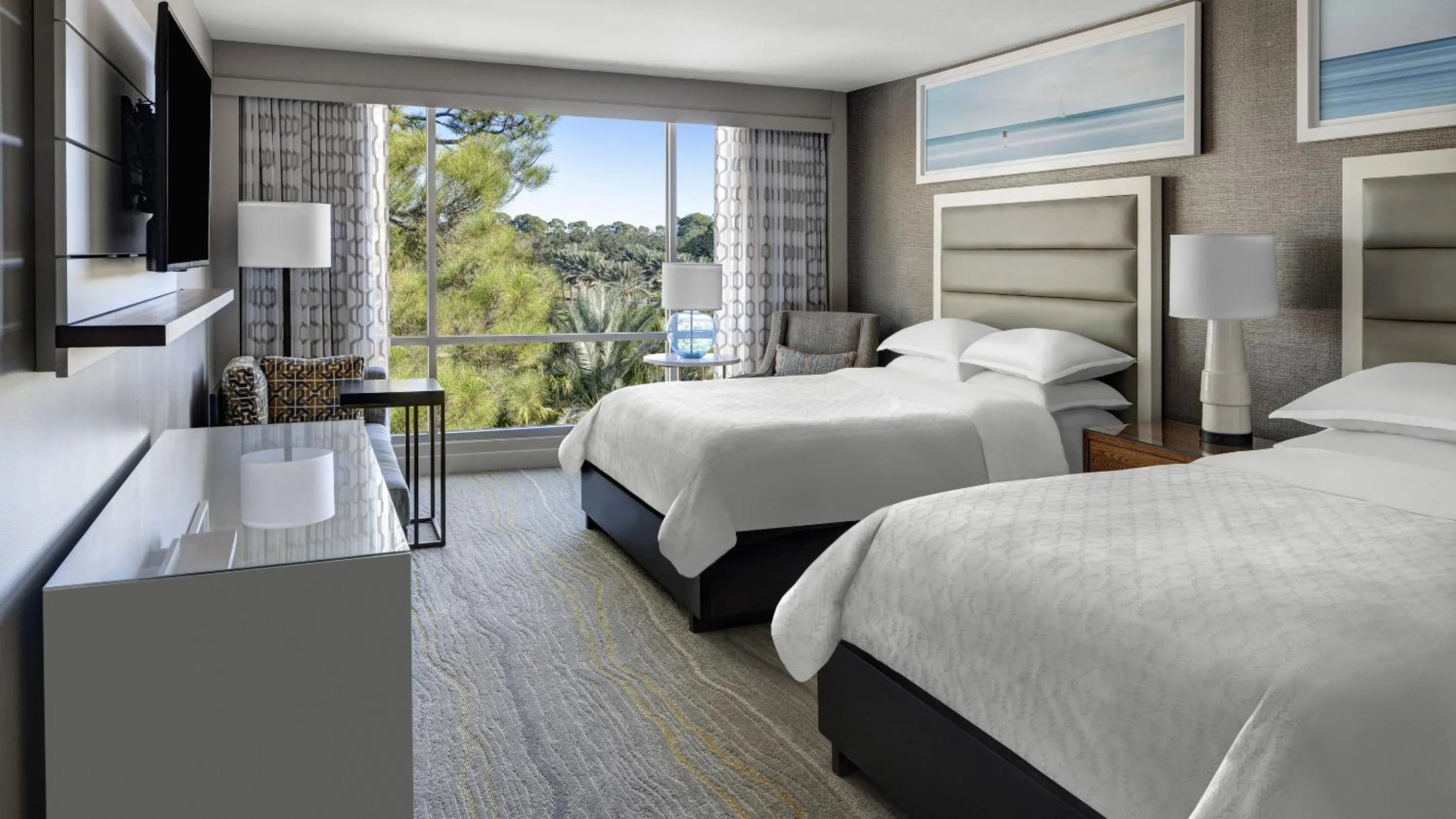 Bed in Hilton Vacation Club Bayside Resort Panama City Beach