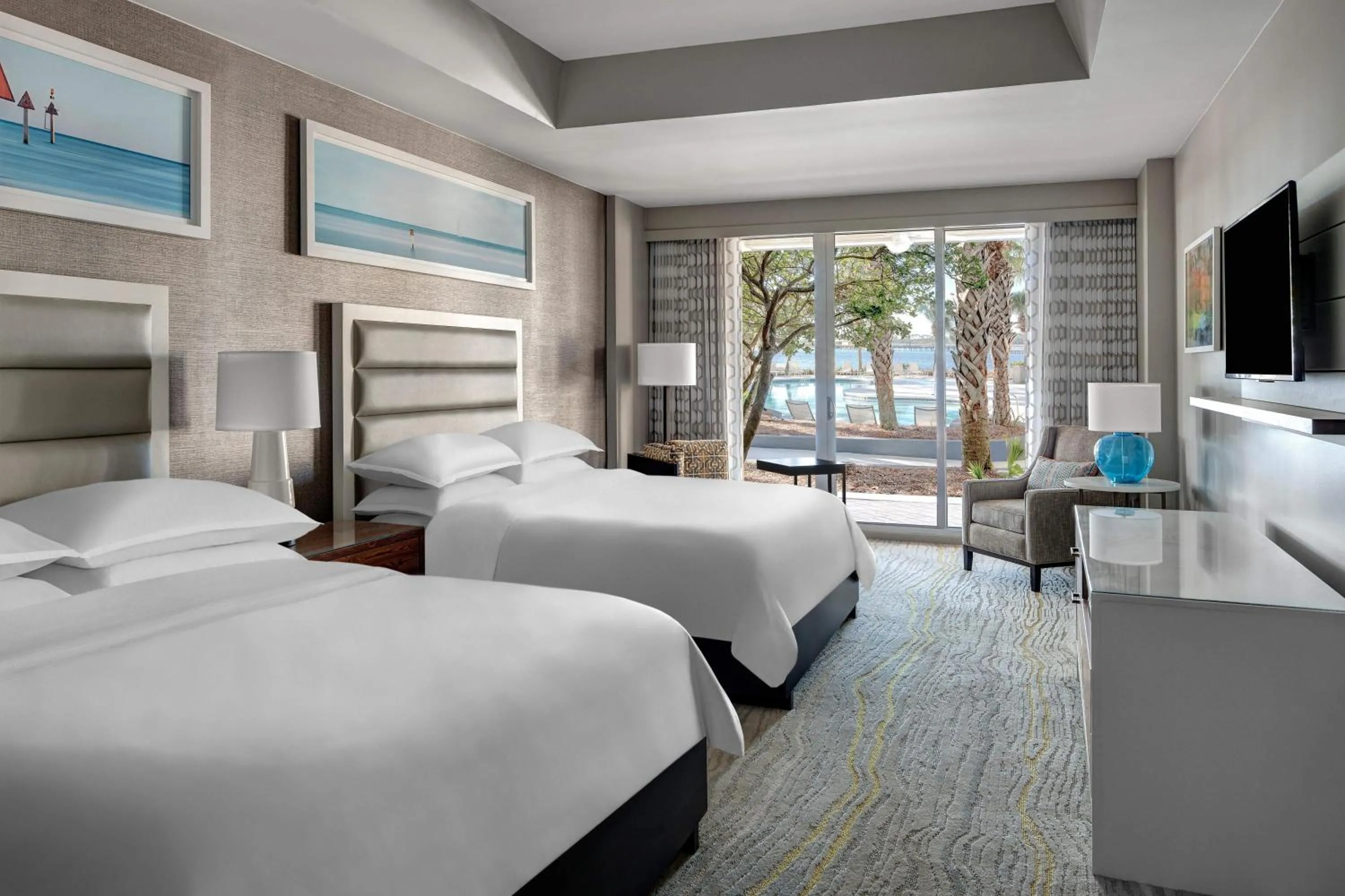 Bed in Hilton Vacation Club Bayside Resort Panama City Beach