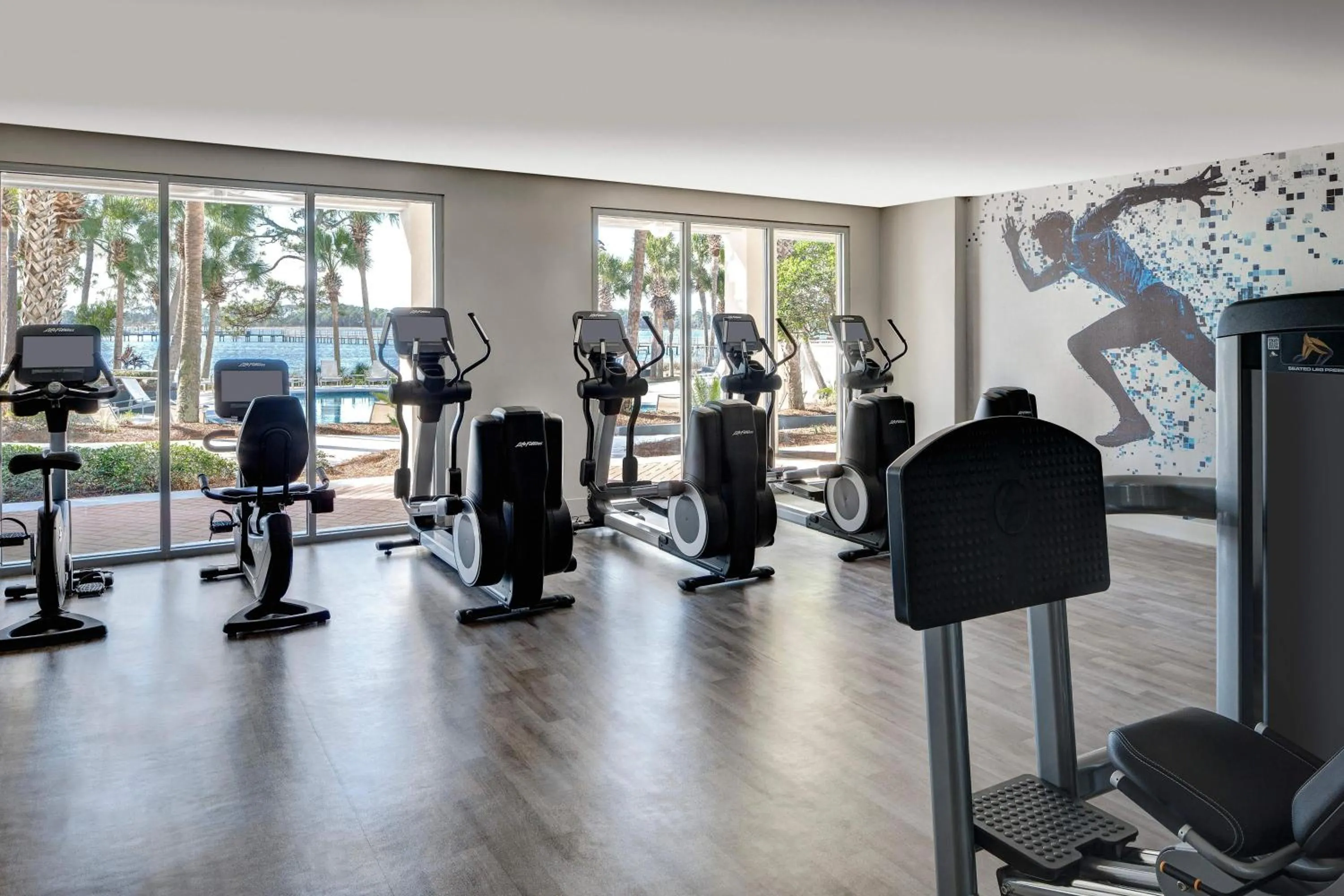 Fitness centre/facilities in Hilton Vacation Club Bayside Resort Panama City Beach