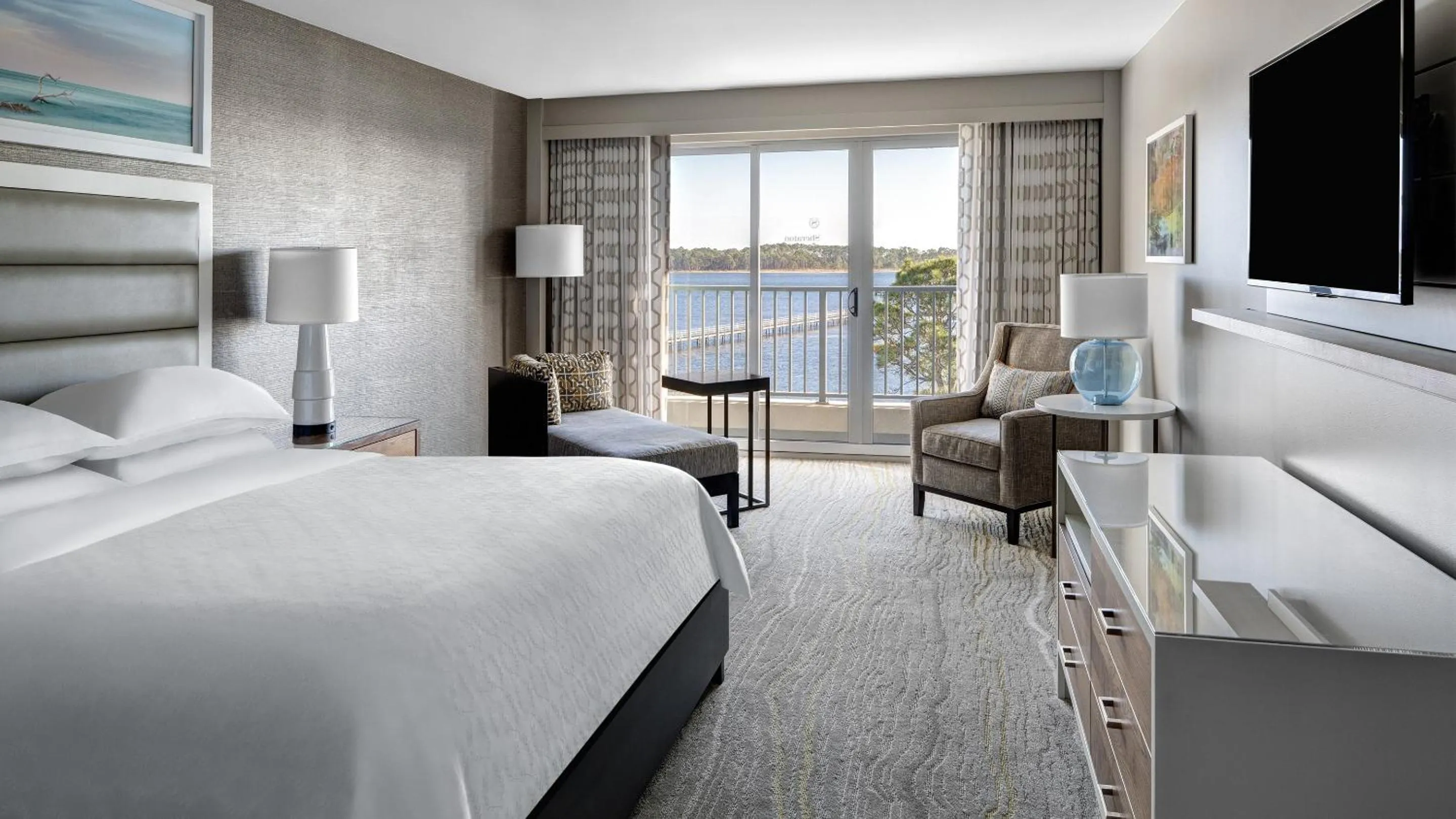 Bed in Hilton Vacation Club Bayside Resort Panama City Beach