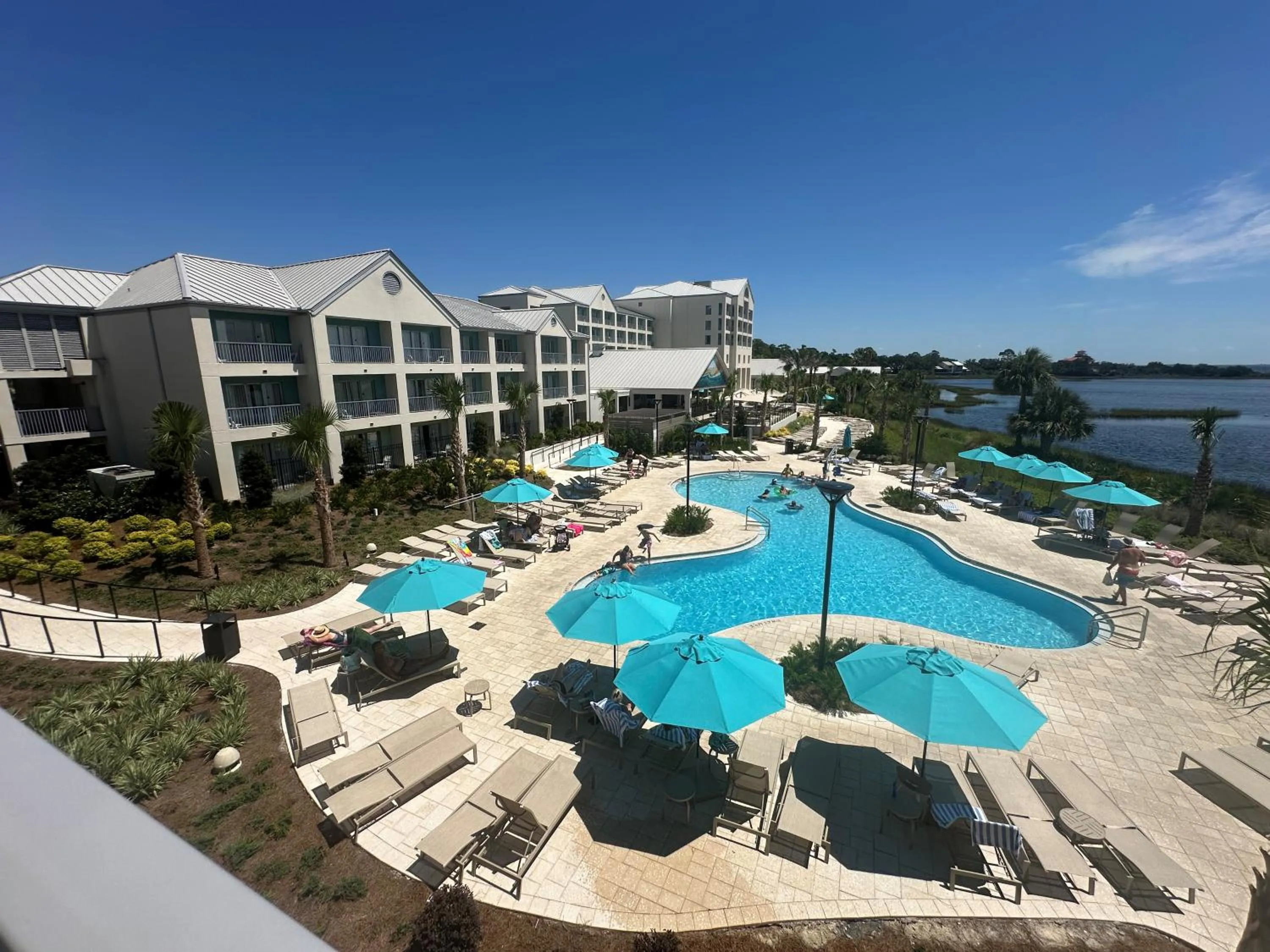 Pool view in Hilton Vacation Club Bayside Resort Panama City Beach