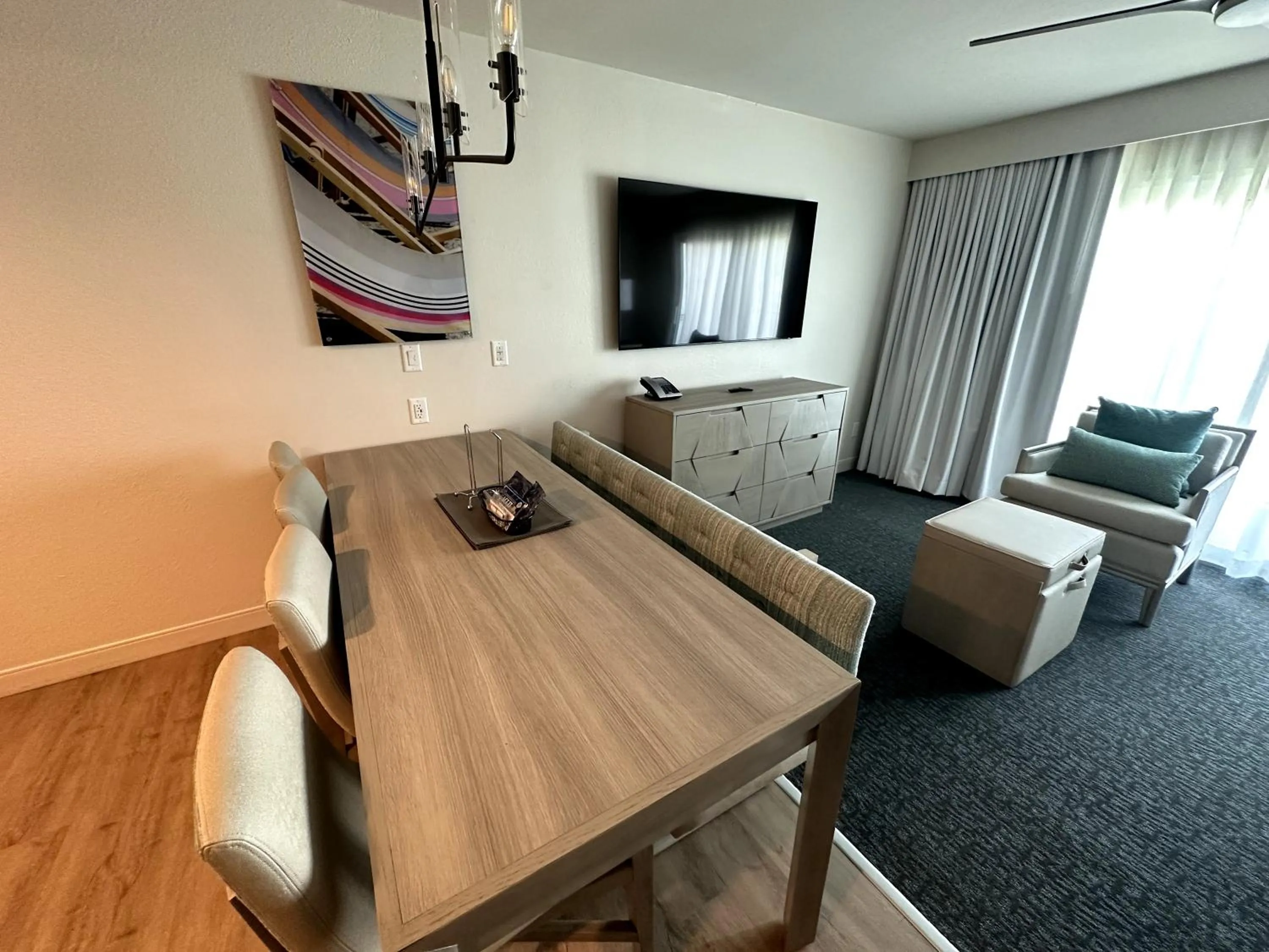 Living room in Hilton Vacation Club Bayside Resort Panama City Beach