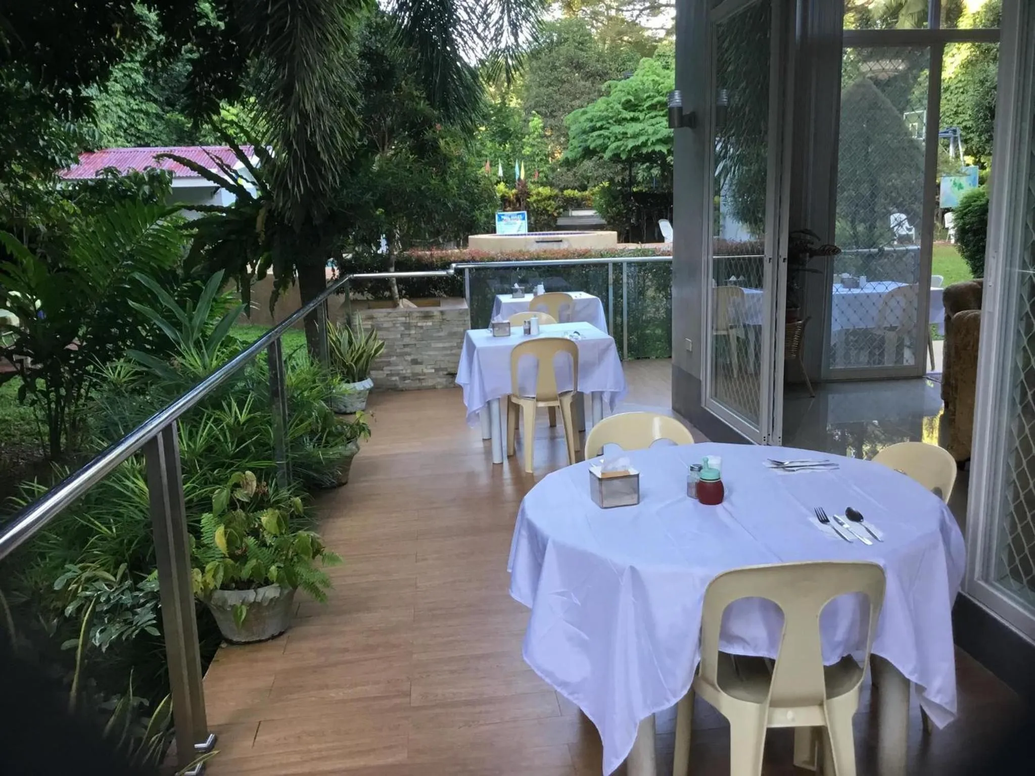 Dining area in Camiguin Lanzones Resort