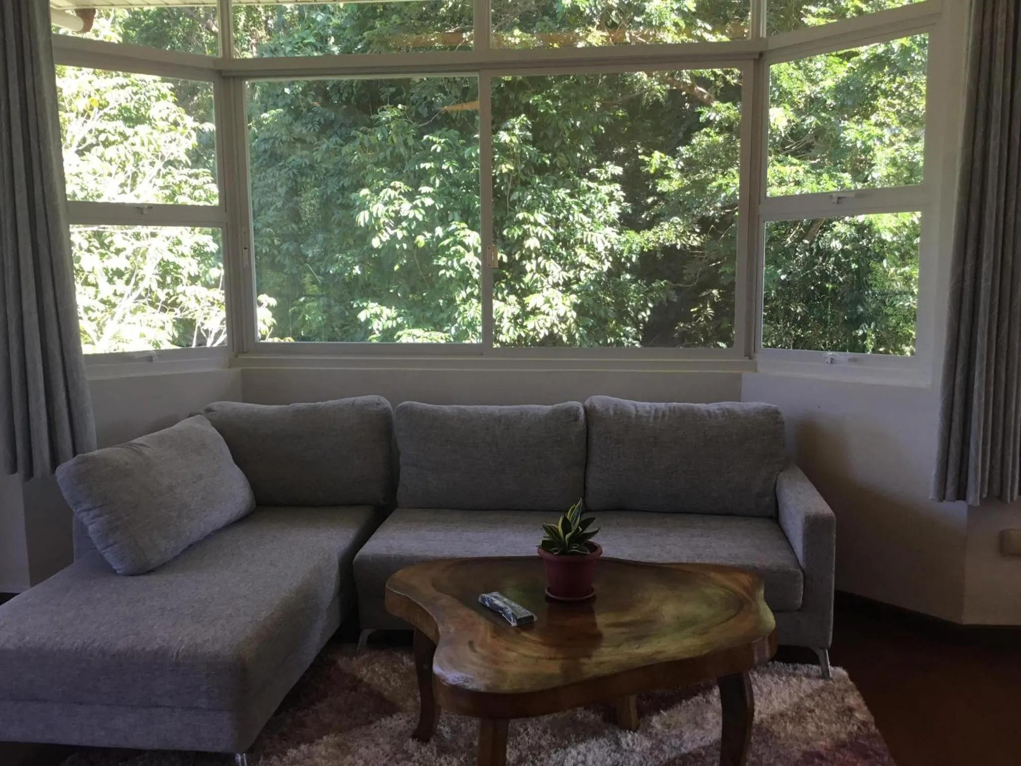 Seating area in Camiguin Lanzones Resort