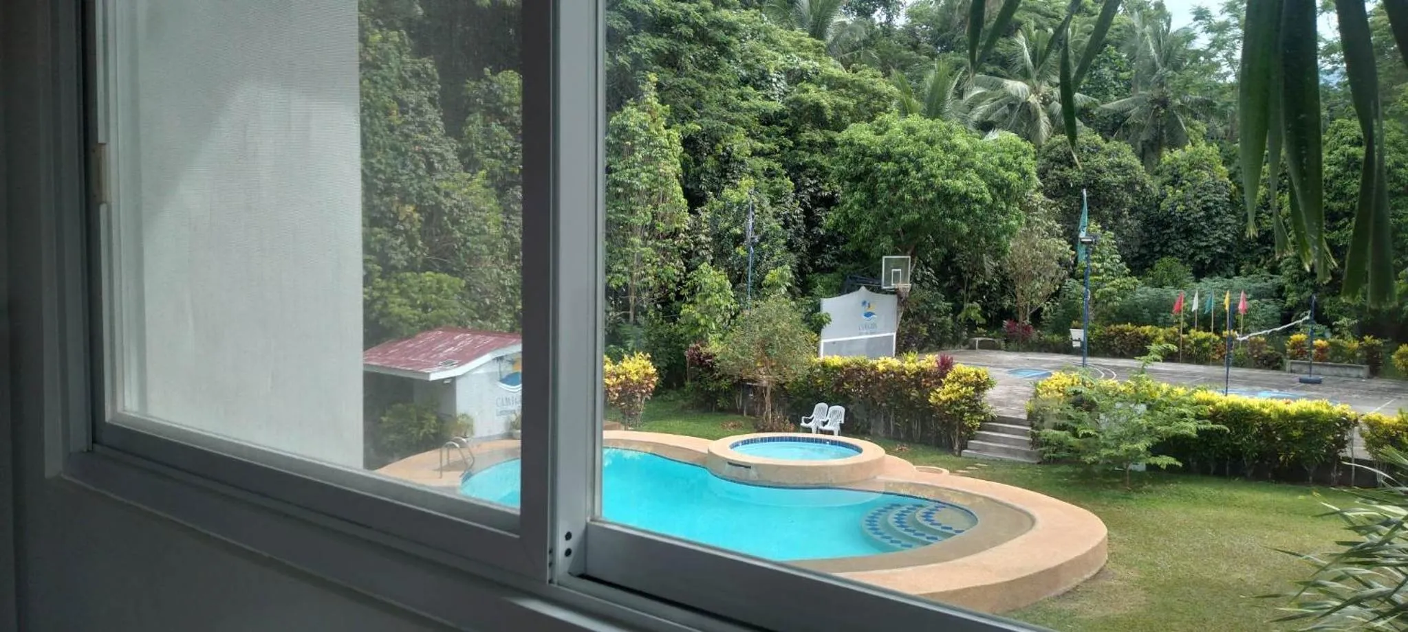 Pool view in Camiguin Lanzones Resort