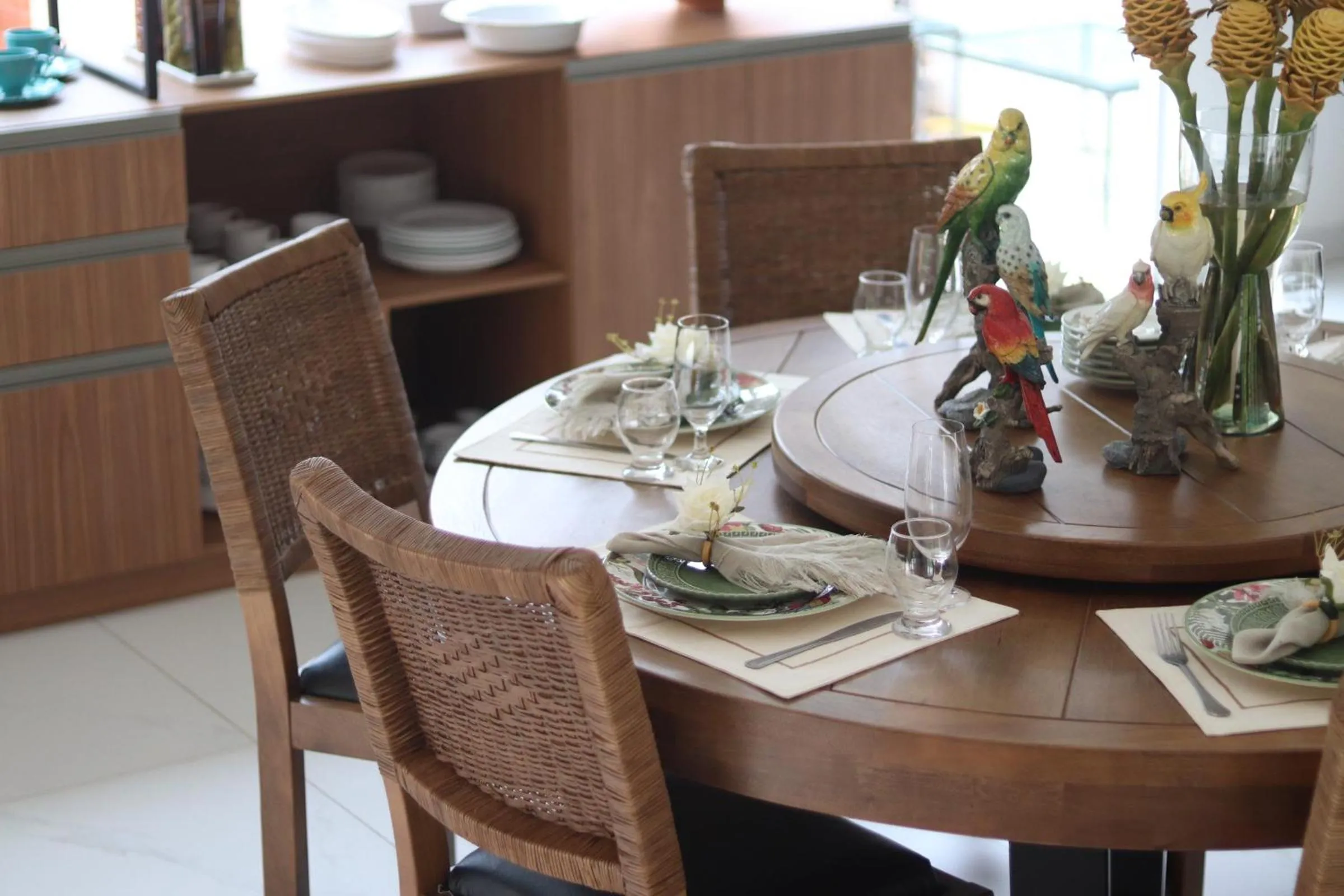 Dining area in Hotel Villa Babaçu