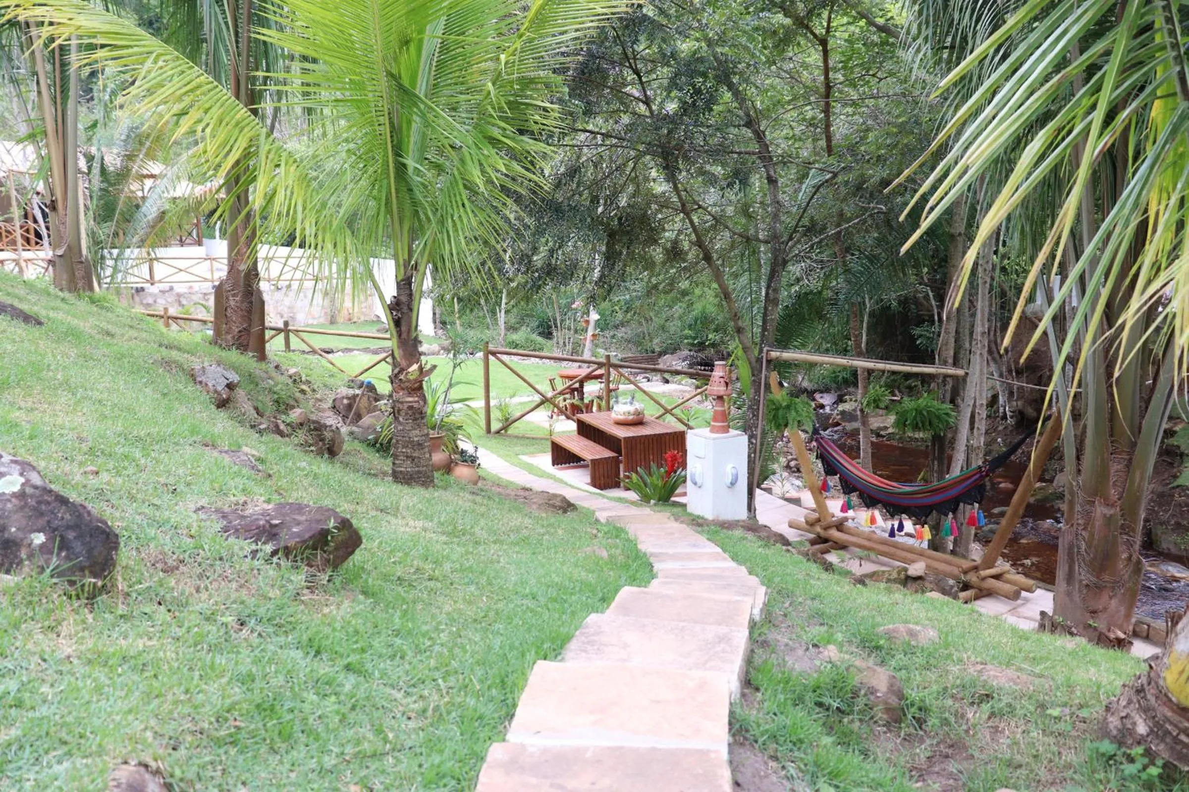 Garden view in Hotel Villa Babaçu