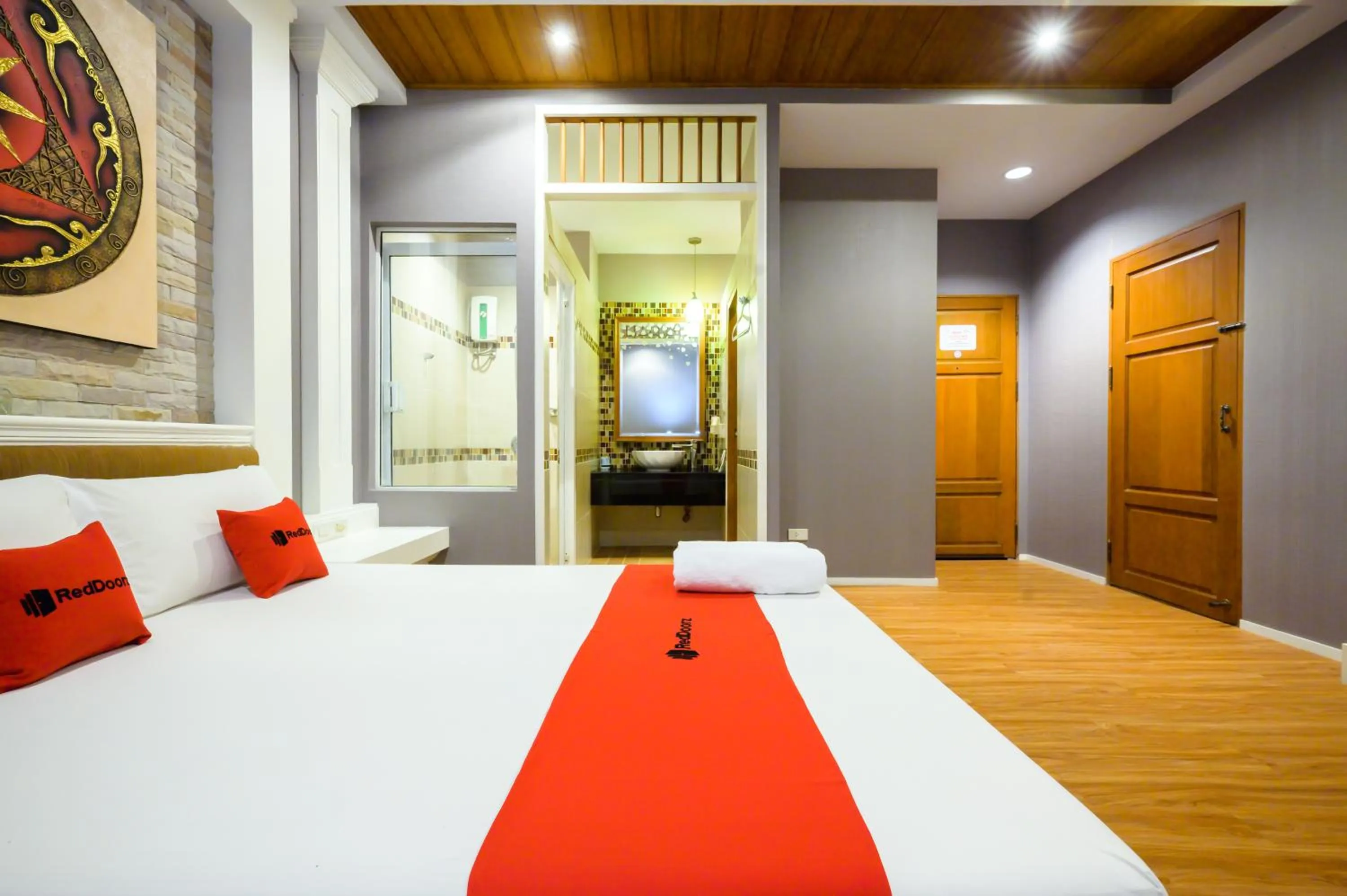 Bed in Ruen Rattana Resort