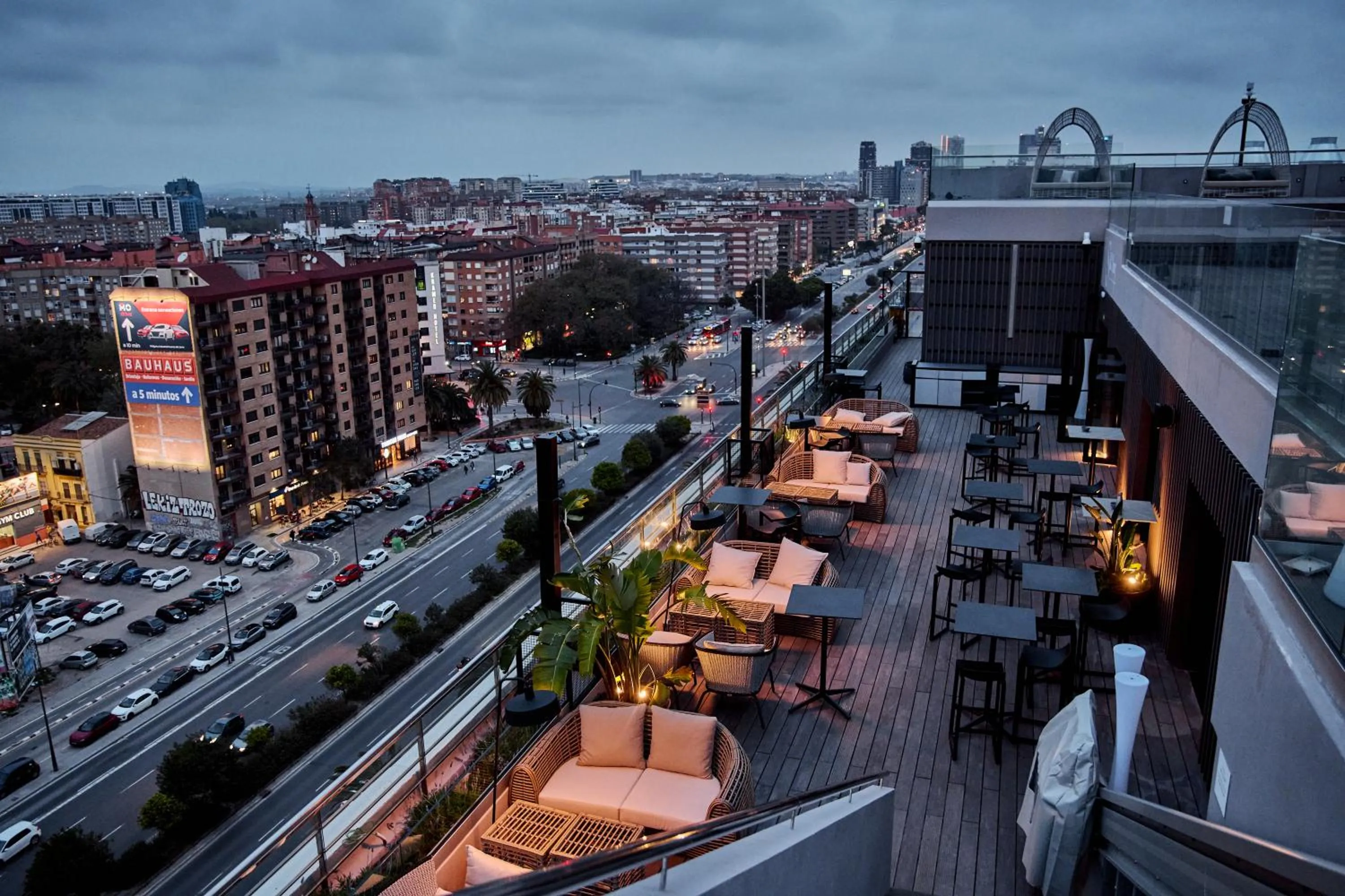 Balcony/Terrace in Novotel Valencia Lavant