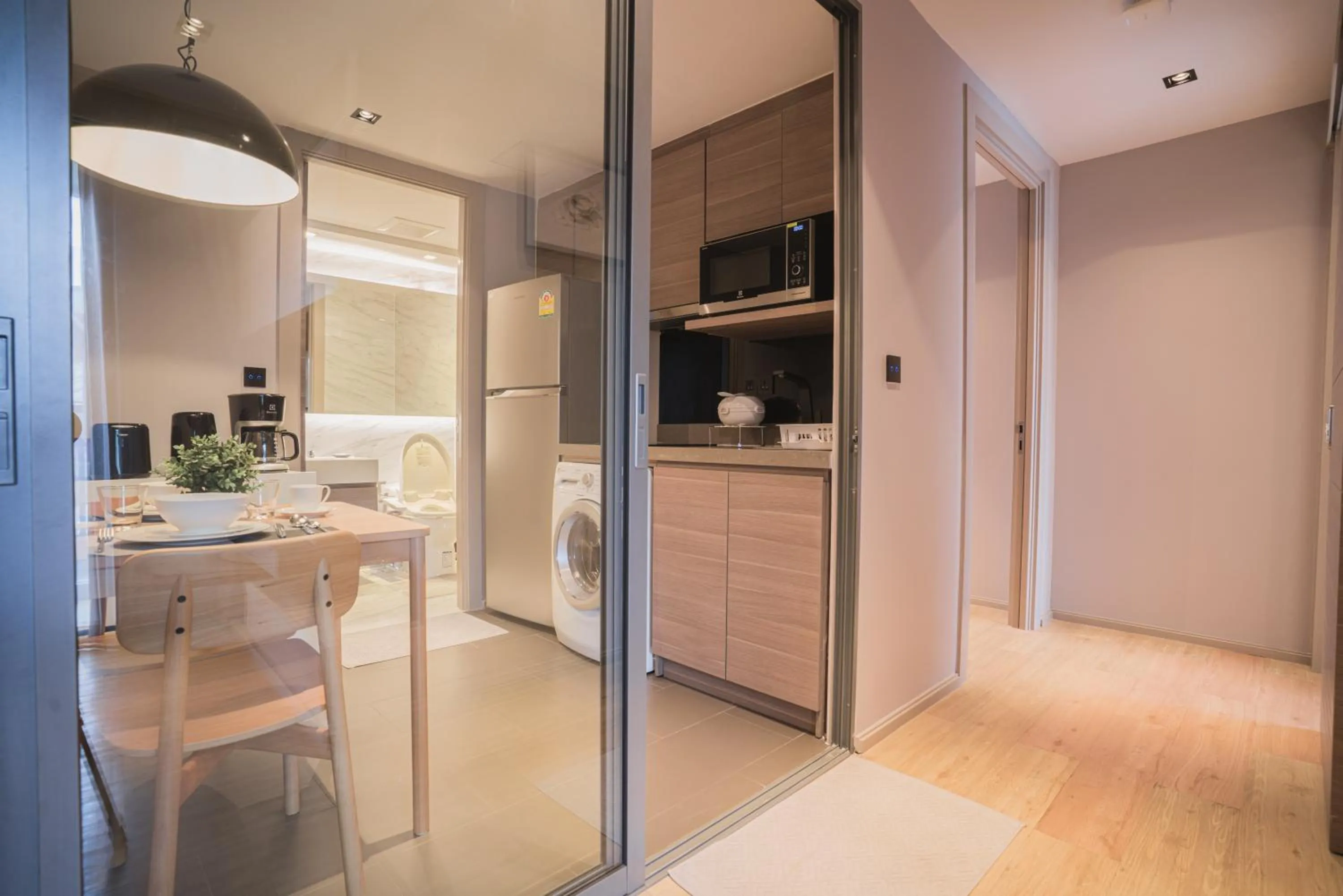 Kitchen or kitchenette in VOQUE Hotel & Serviced Residence Sukhumvit 51