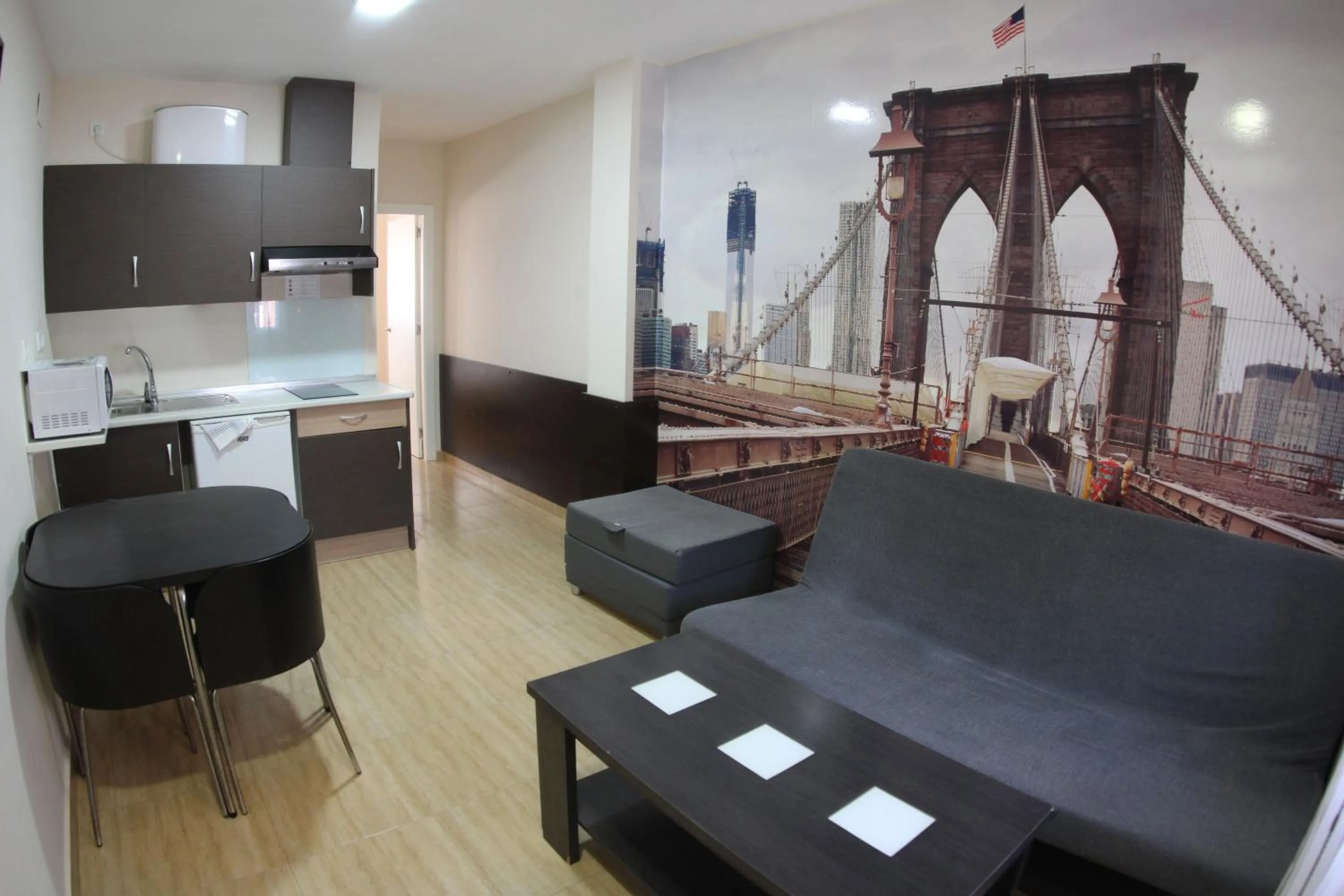 Kitchen or kitchenette in Apartamentos Marina Internacional