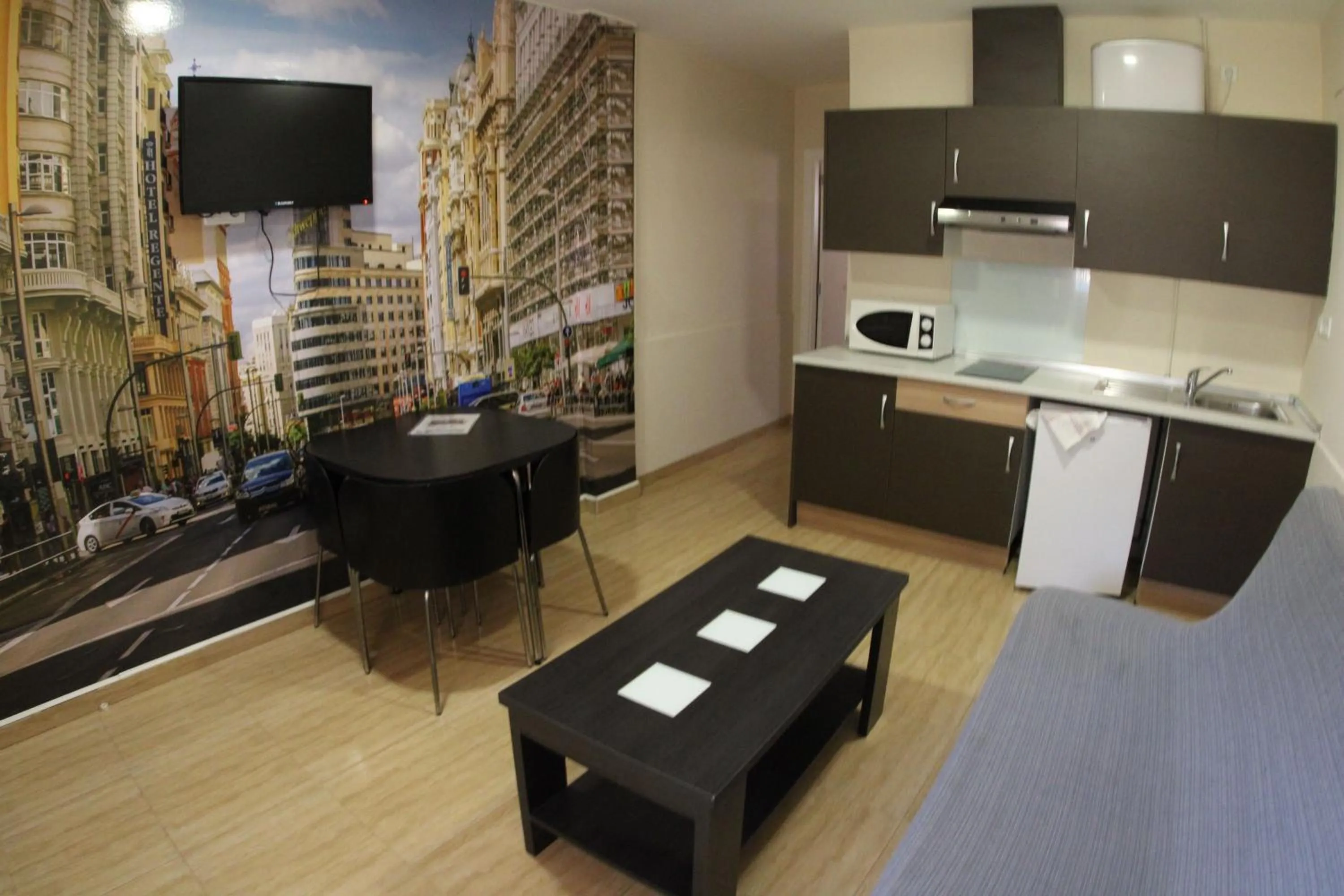 Kitchen or kitchenette in Apartamentos Marina Internacional