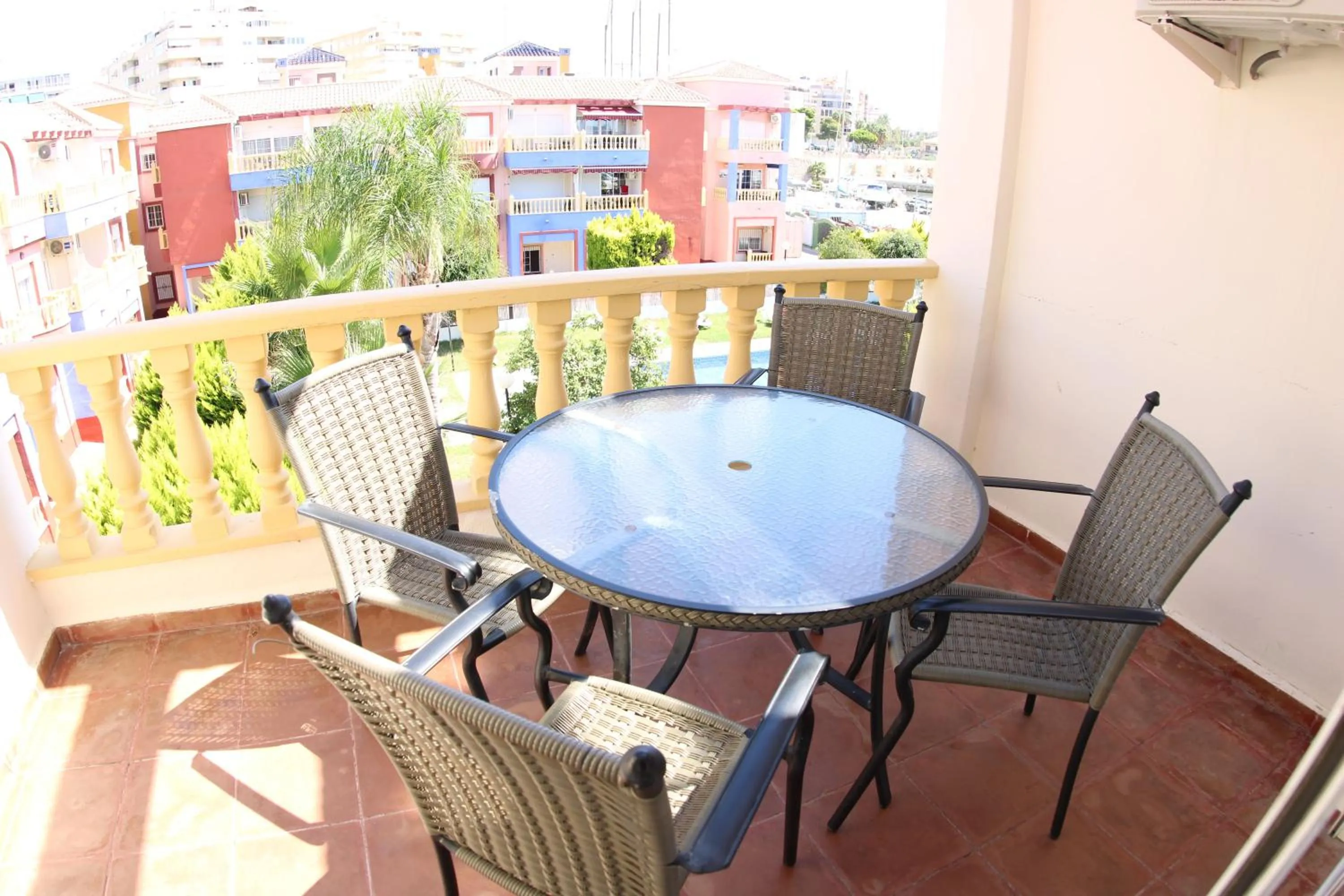 Balcony/Terrace in Apartamentos Marina Internacional