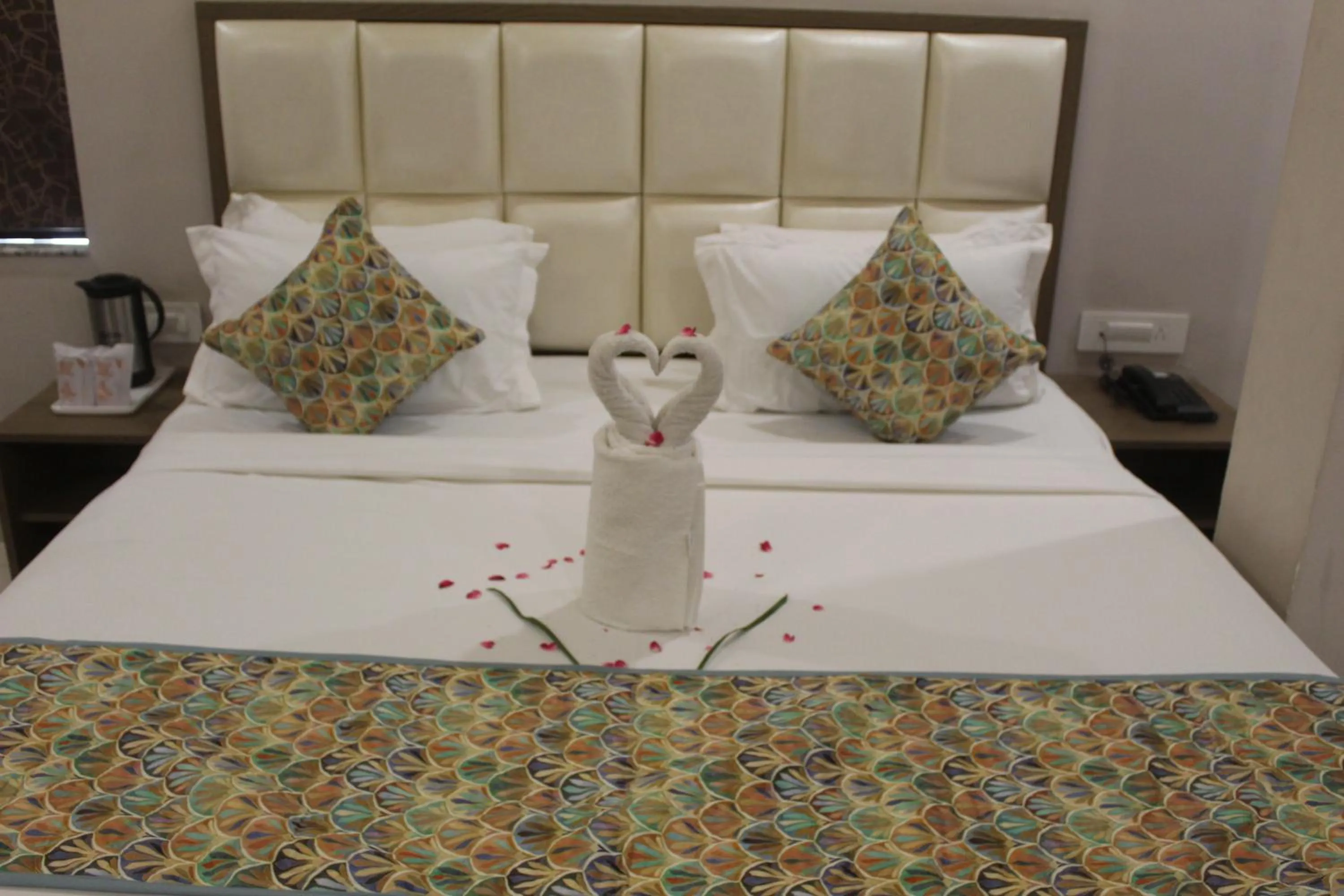 Bed in Hotel Annpurna Regency