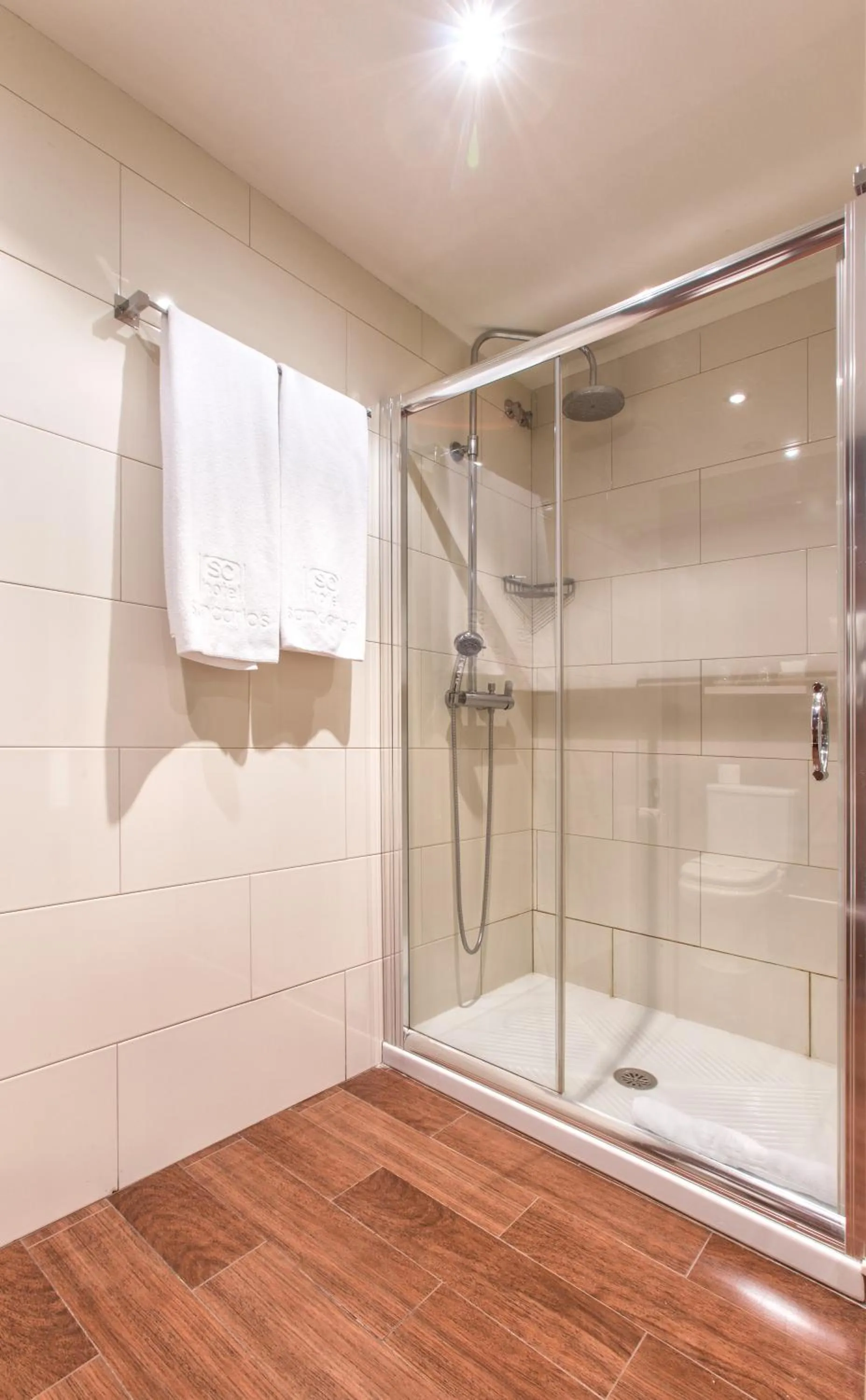 Shower in Hotel Alda San Carlos