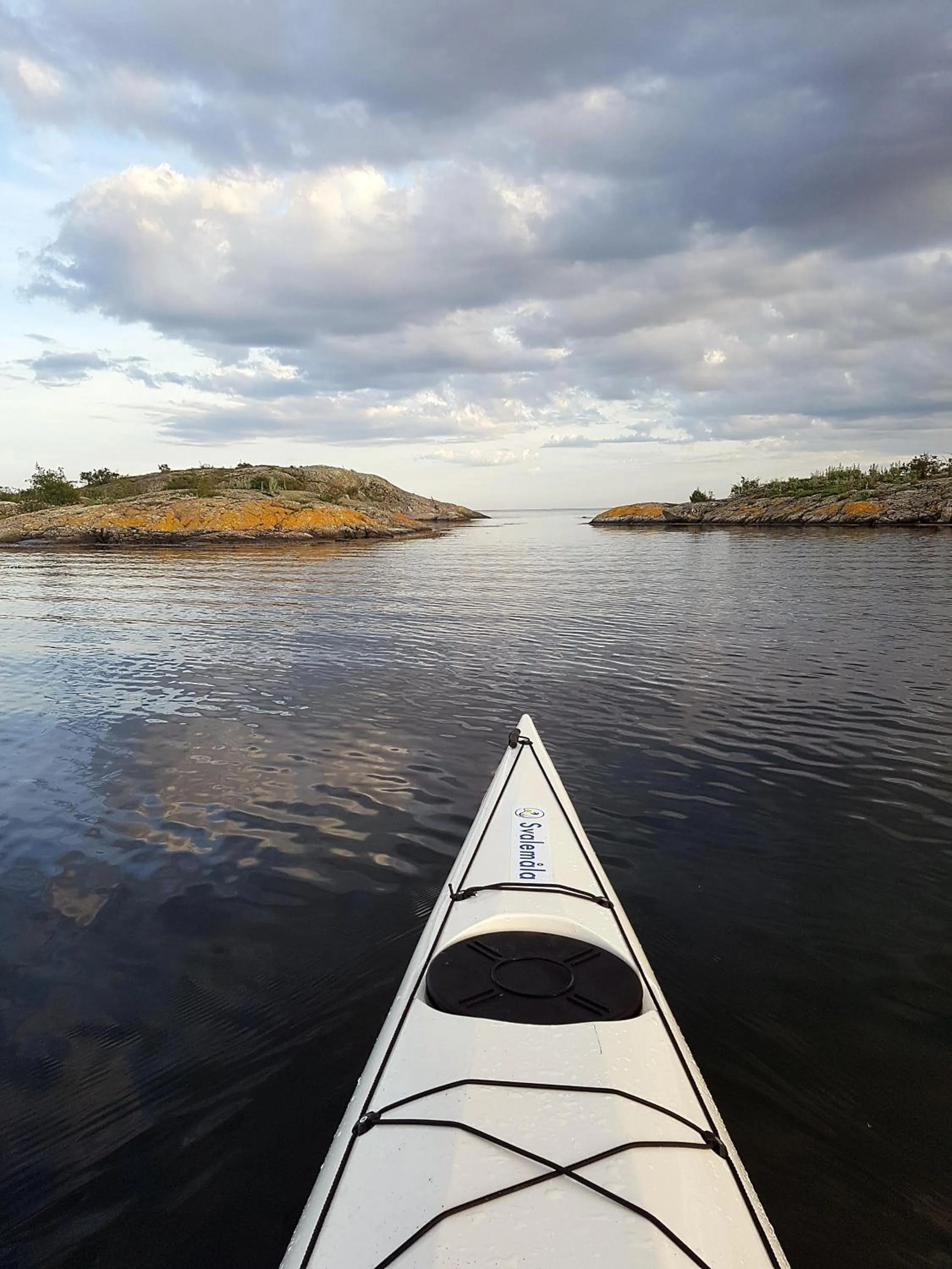 Canoeing in Svalemåla Stugby