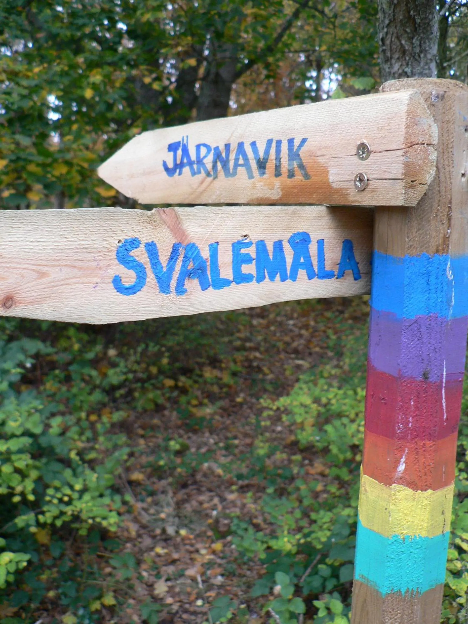 Hiking in Svalemåla Stugby