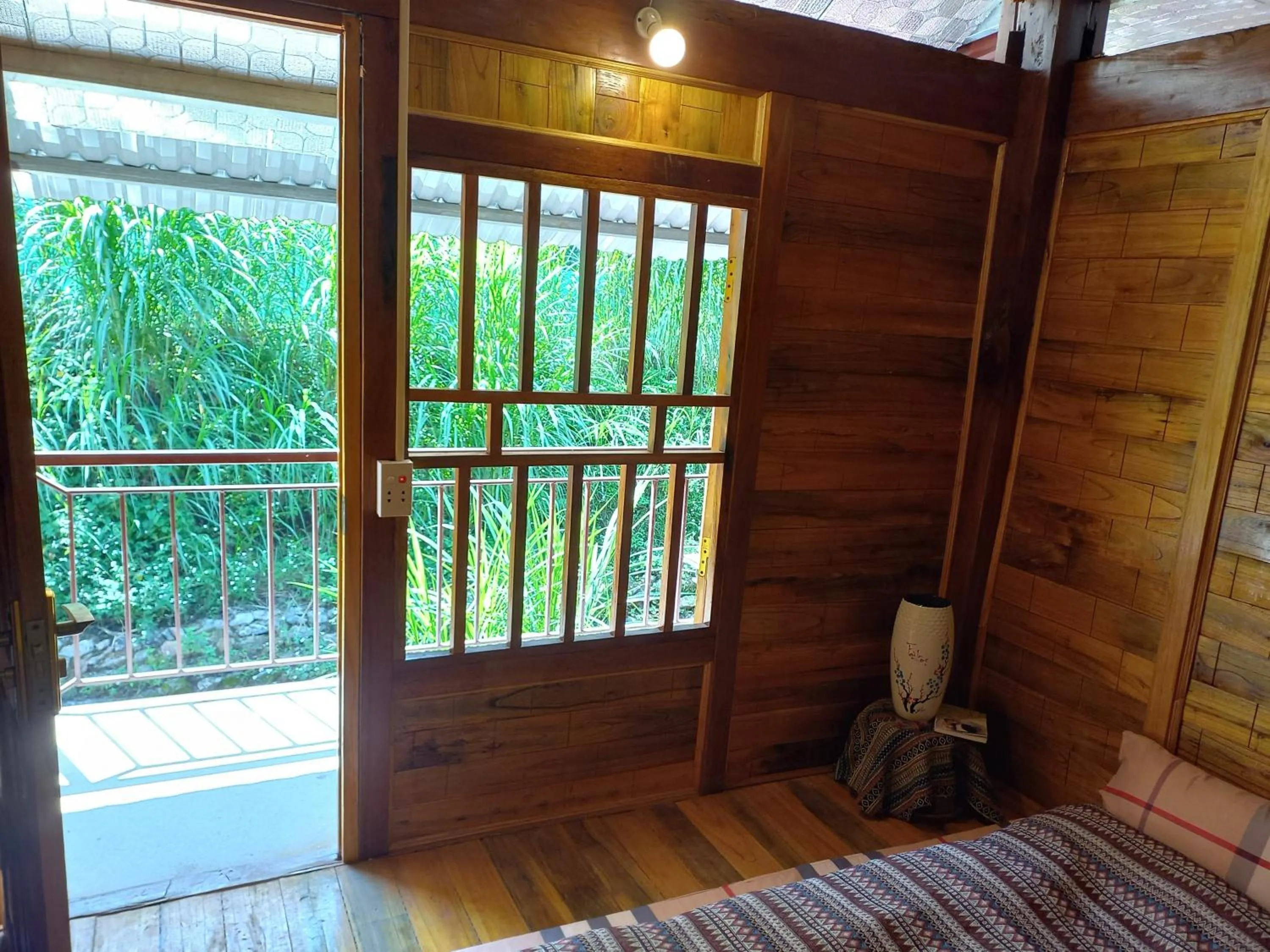 View (from property/room), Bed in Retreat Home Bản Dọi Mộc Châu