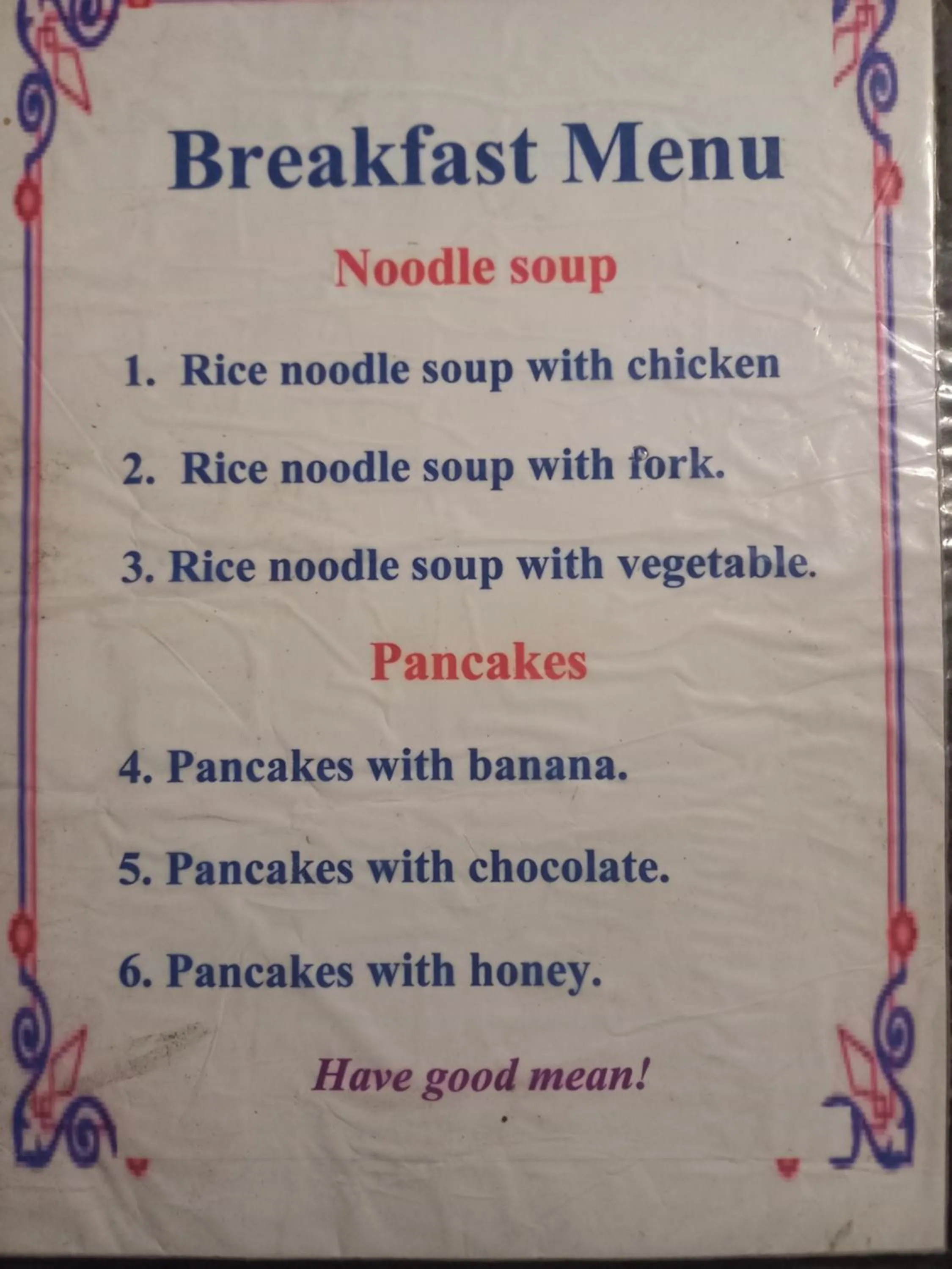 Breakfast in Retreat Home Bản Dọi Mộc Châu