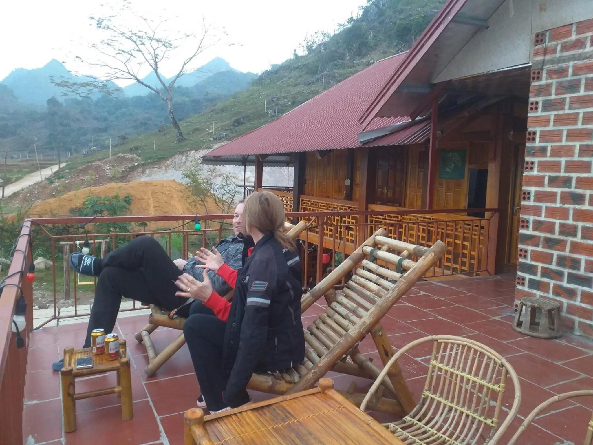 Balcony/Terrace in Retreat Home Bản Dọi Mộc Châu