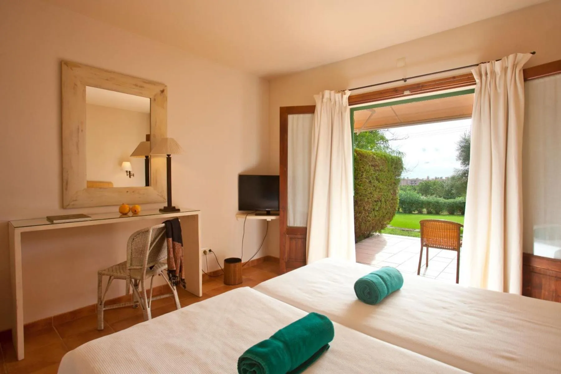 Bed in Son Corb Boutique Hotel