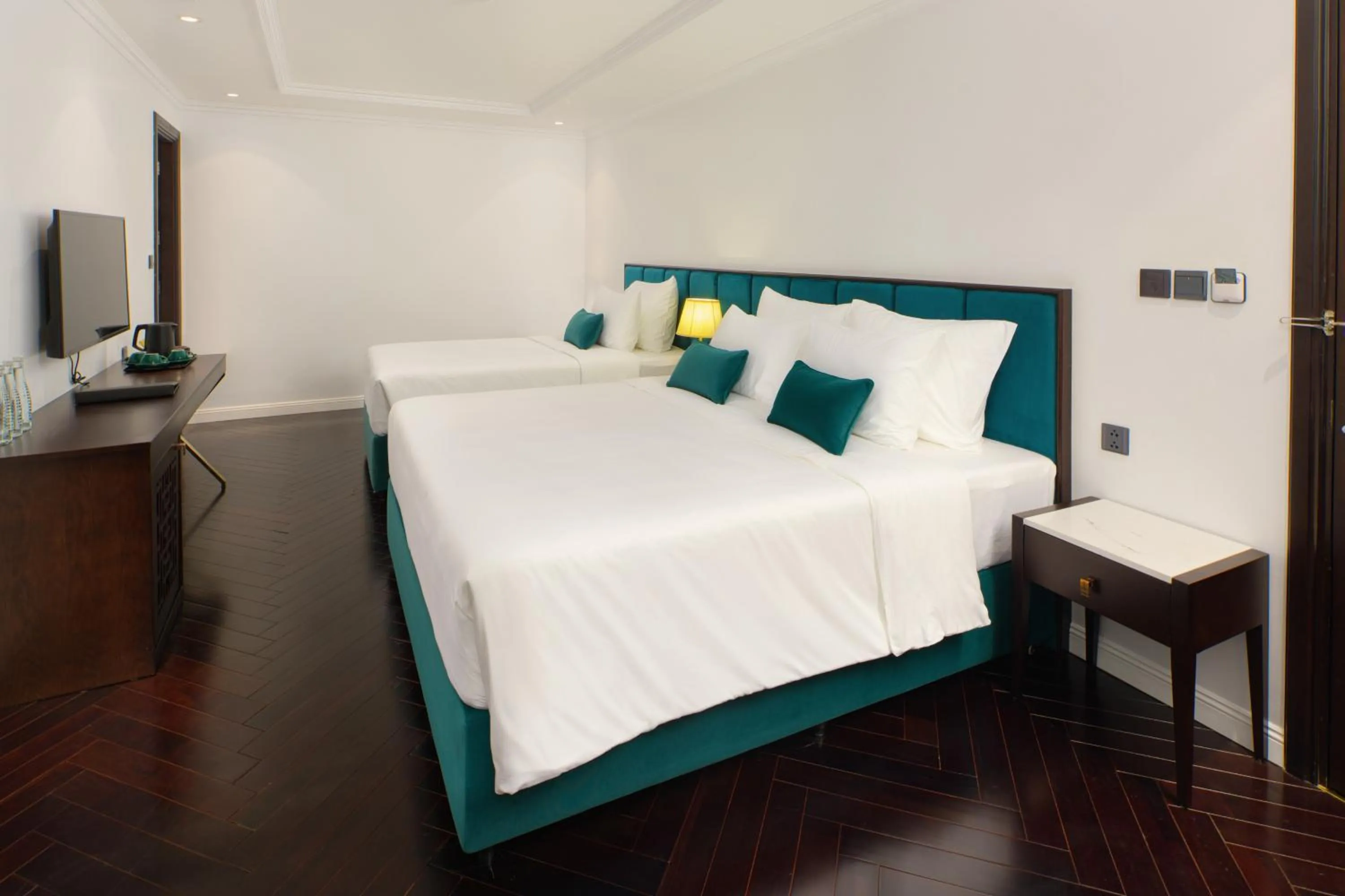 Bed in The Almin Hotel