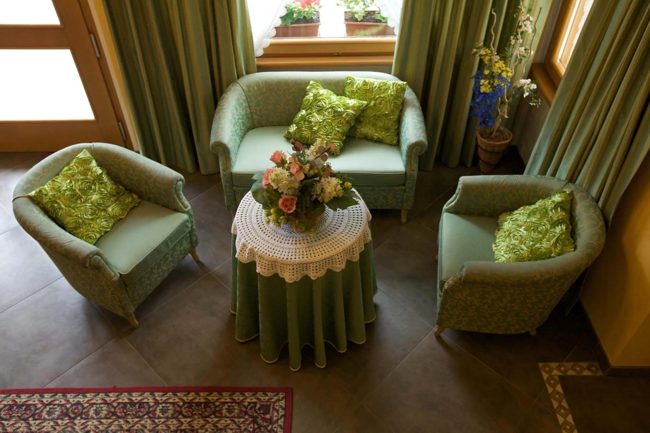 Lobby or reception in Hotel Dolomiti Saone