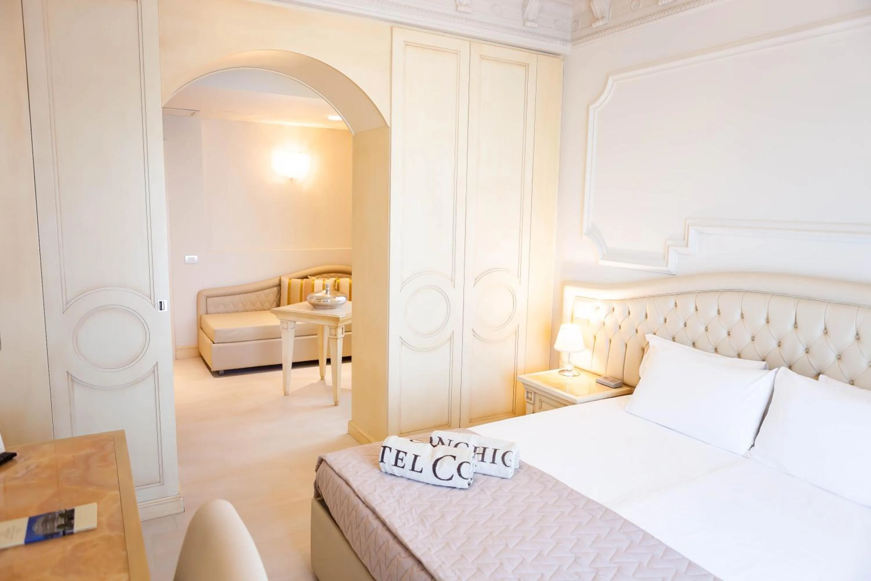 Bed in Hotel Conchiglia