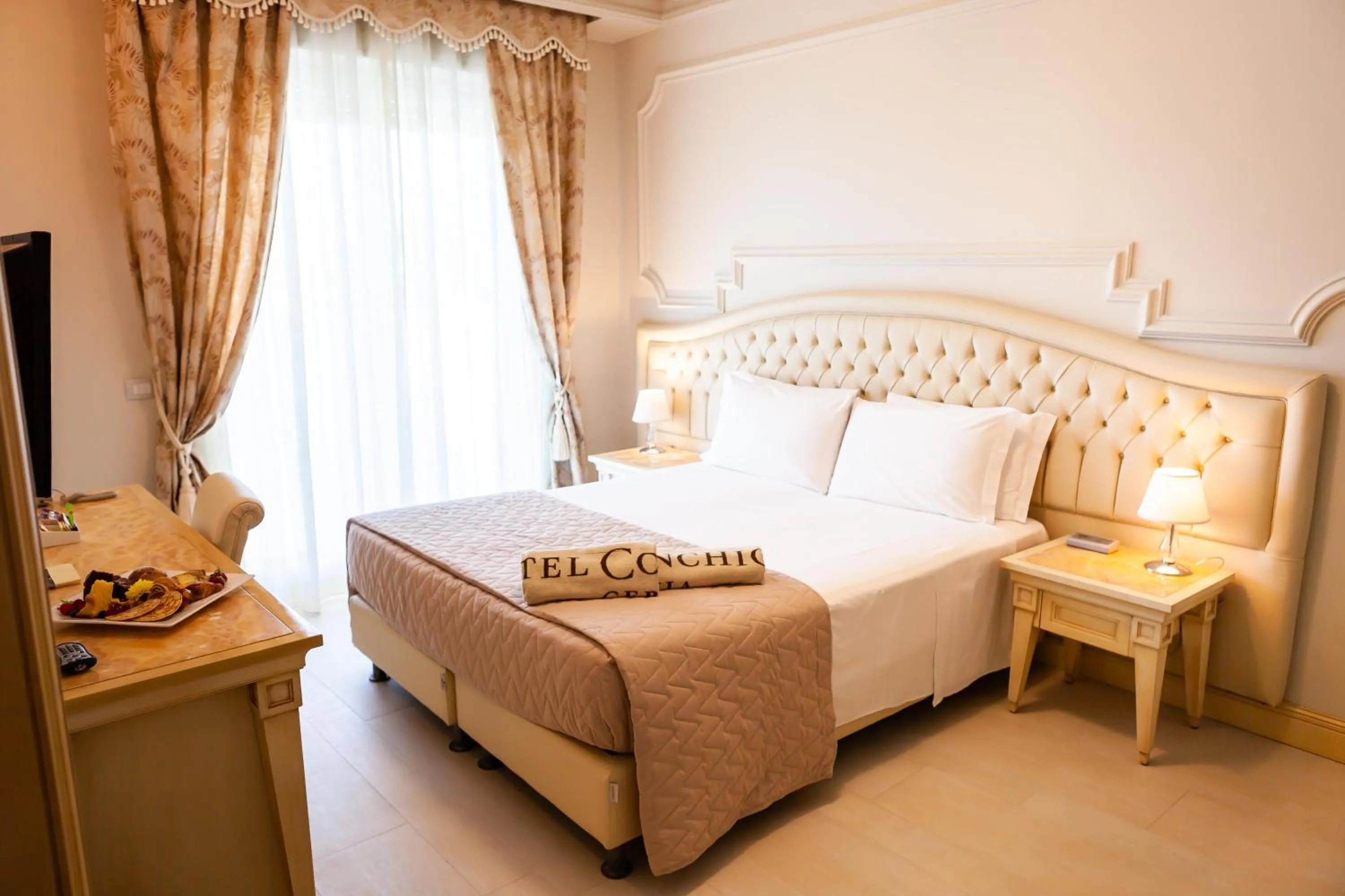 Bed in Hotel Conchiglia