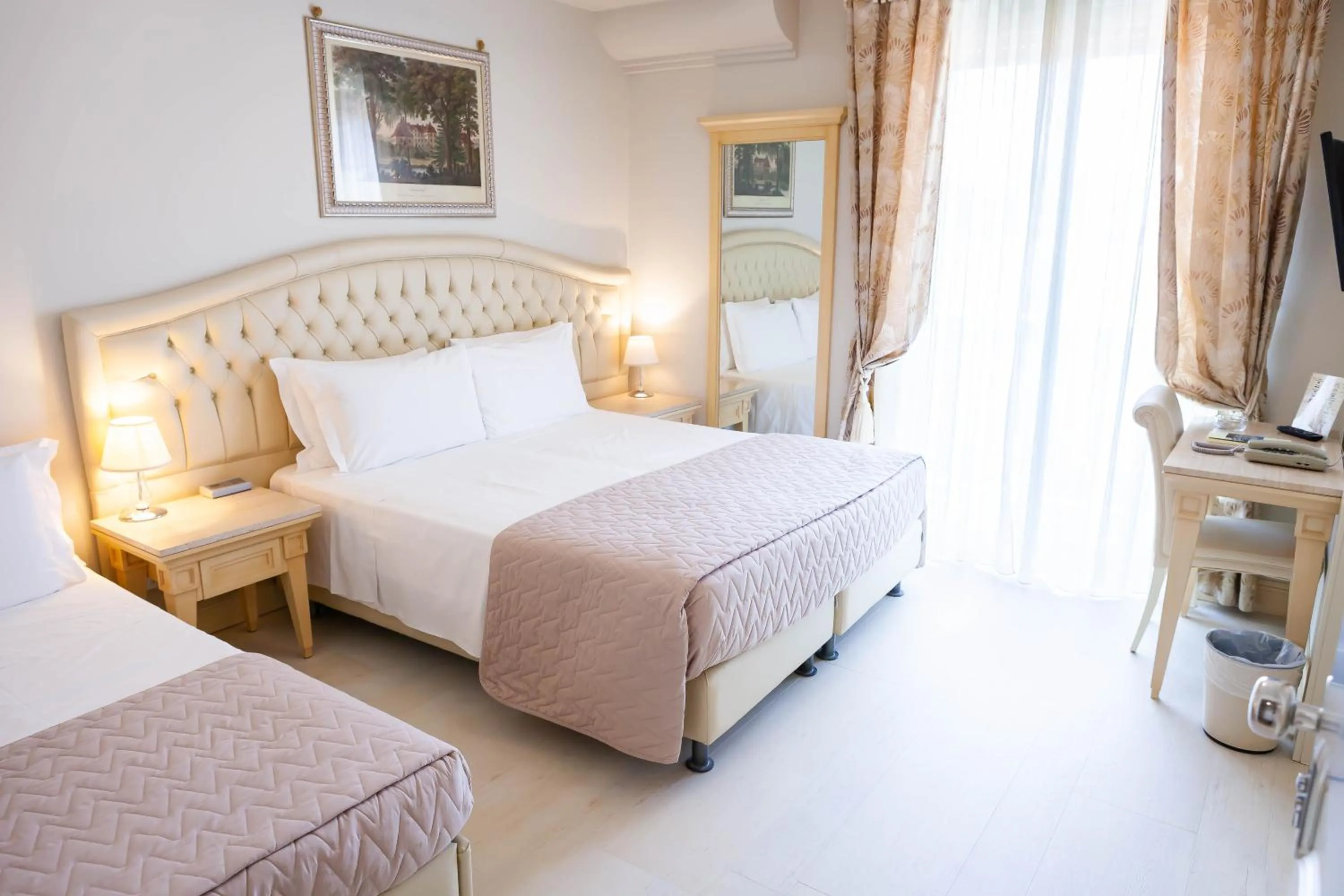 Bed in Hotel Conchiglia