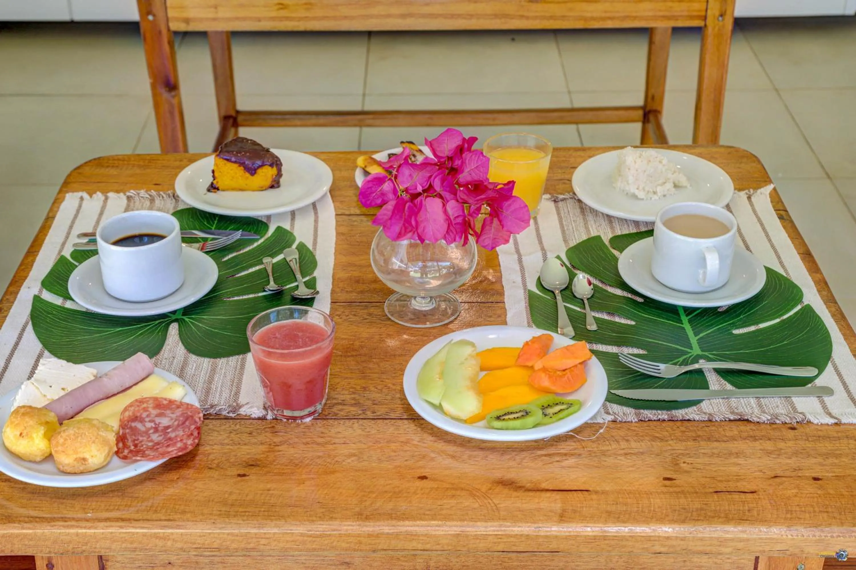 Breakfast in Pousada Céu & Mar de Taipu