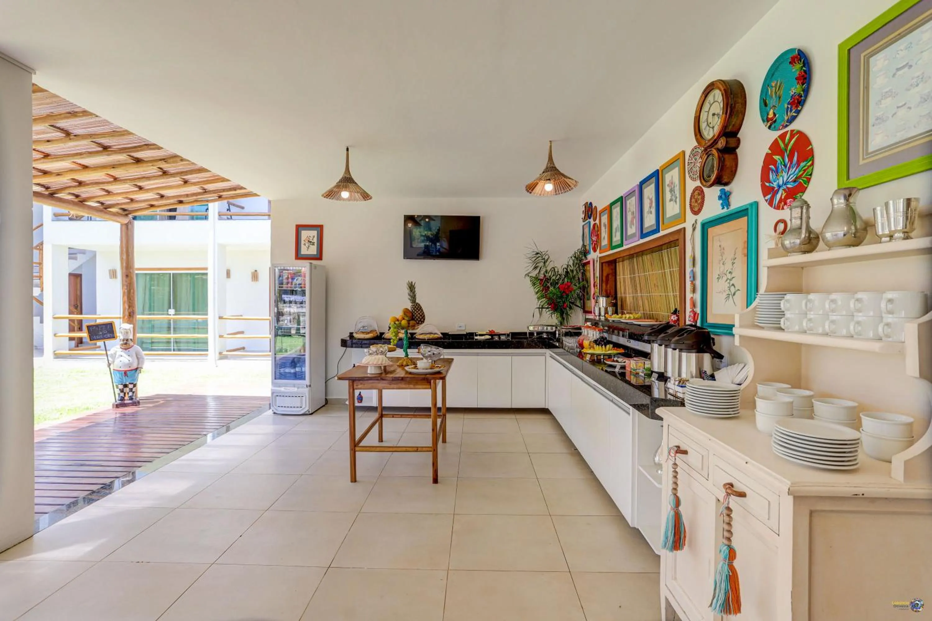 Dining area in Pousada Céu & Mar de Taipu